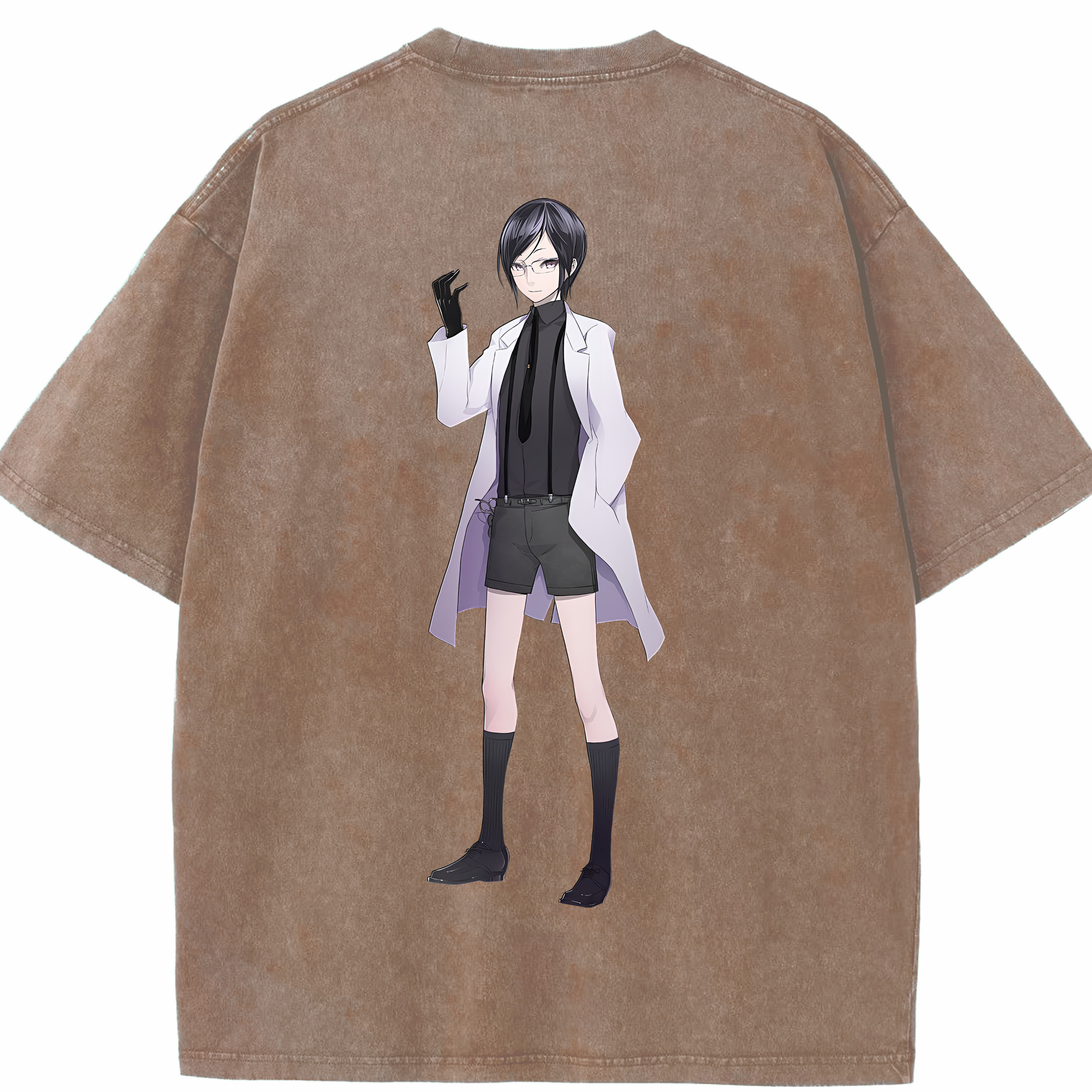 （画像用） 刀剣乱舞 Touken Ranbu 綿100% ヴィンテージ風 半袖Tシャツ（背面プリント）