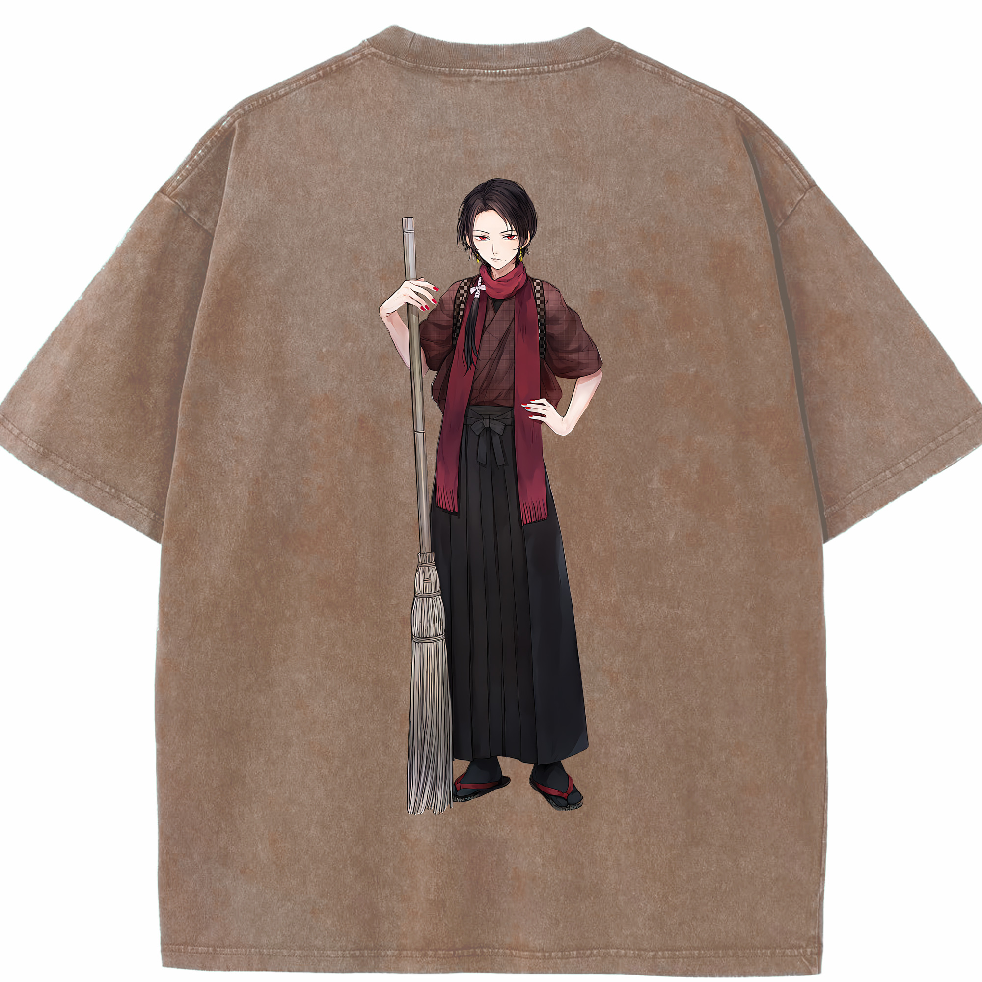 （画像用） 刀剣乱舞 Touken Ranbu 綿100% ヴィンテージ風 半袖Tシャツ（背面プリント）