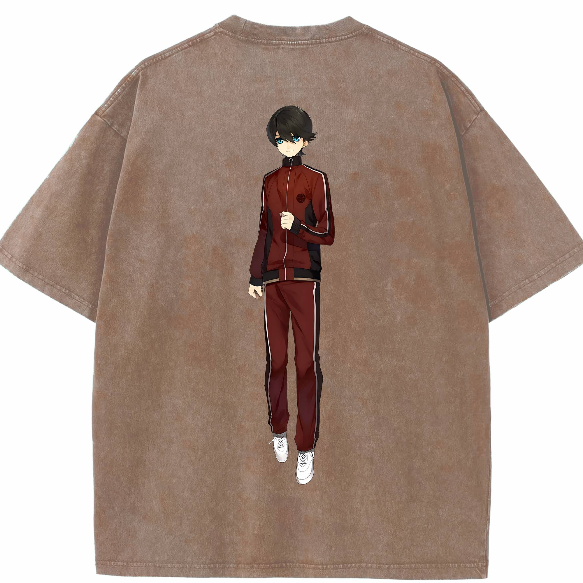 （画像用） 刀剣乱舞 Touken Ranbu 綿100% ヴィンテージ風 半袖Tシャツ（背面プリント）