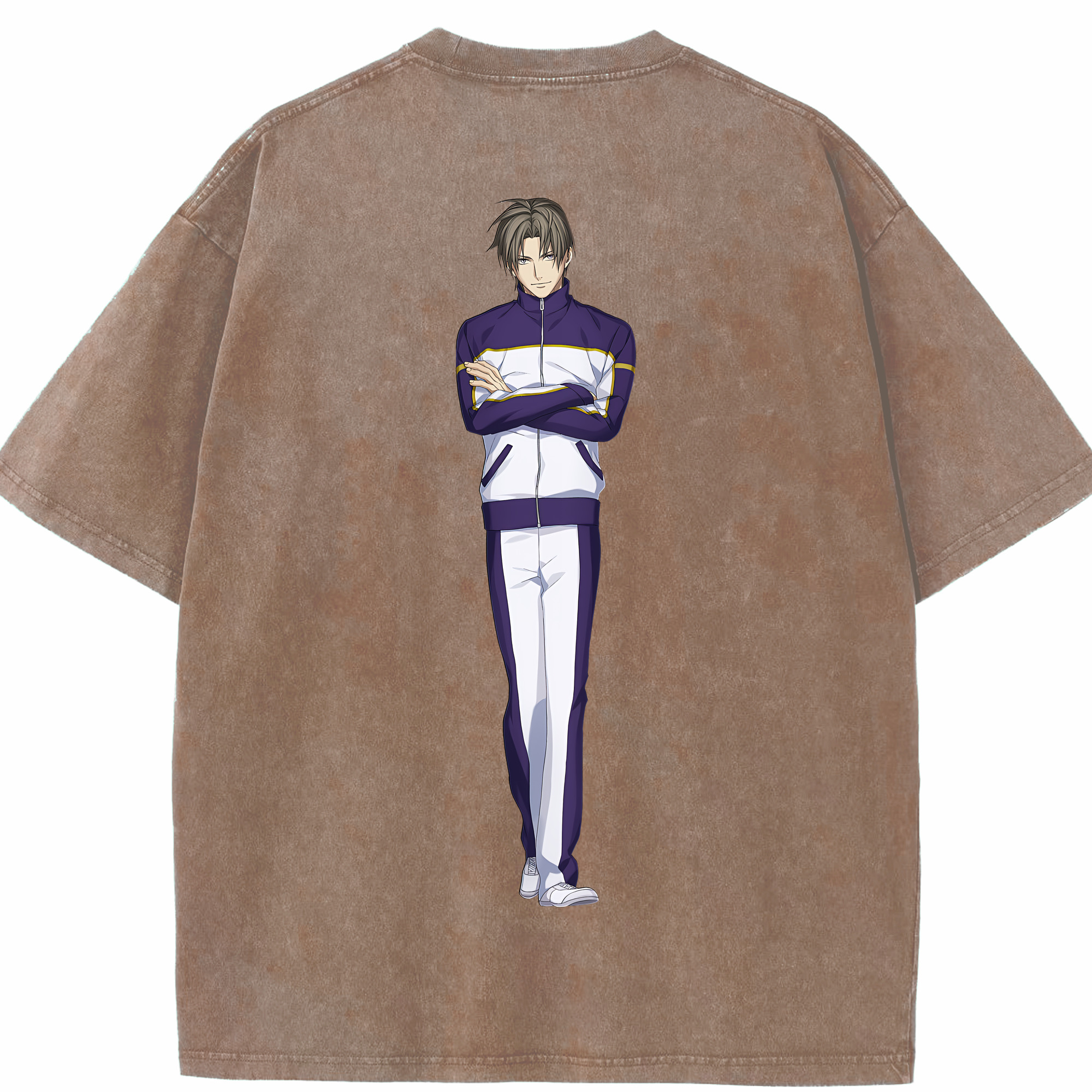 （画像用） 刀剣乱舞 Touken Ranbu 綿100% ヴィンテージ風 半袖Tシャツ（背面プリント）