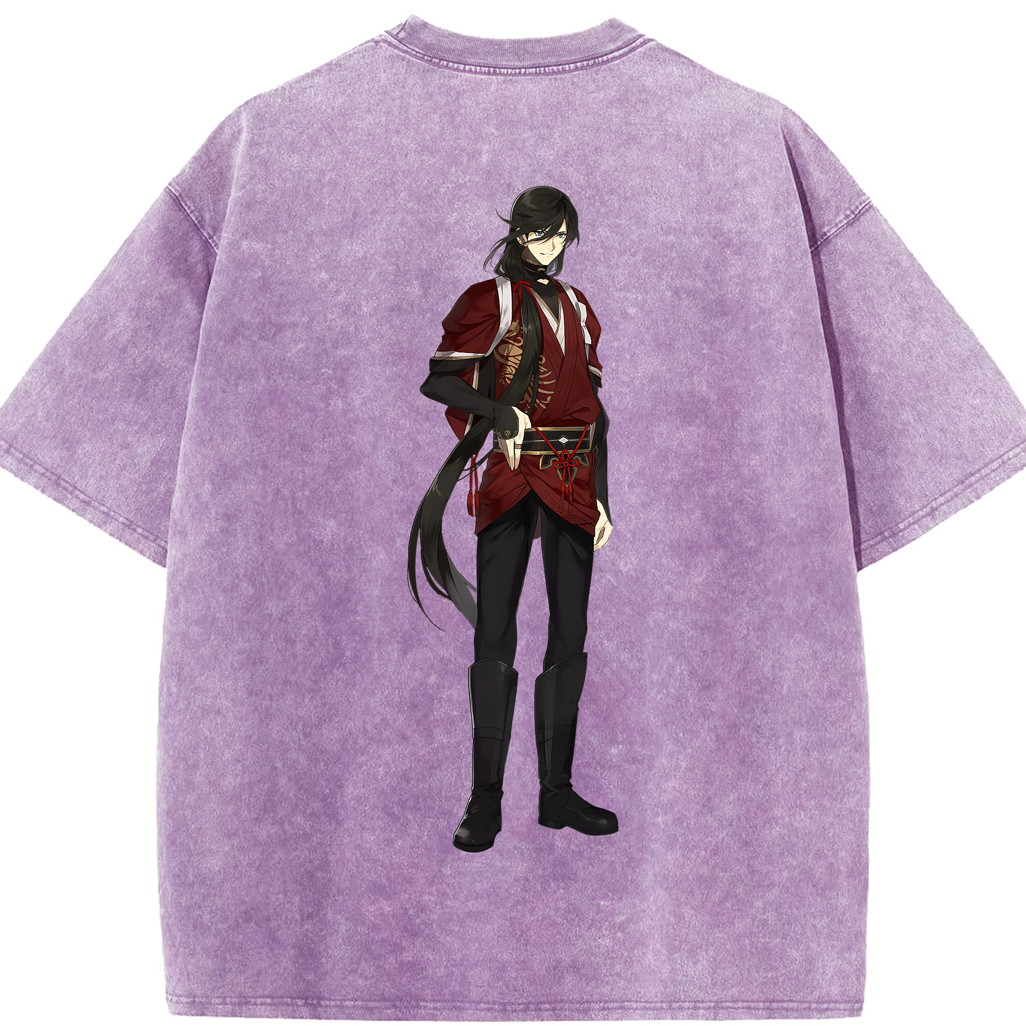 （画像用） 刀剣乱舞 Touken Ranbu 綿100% ヴィンテージ風 半袖Tシャツ（背面プリント）