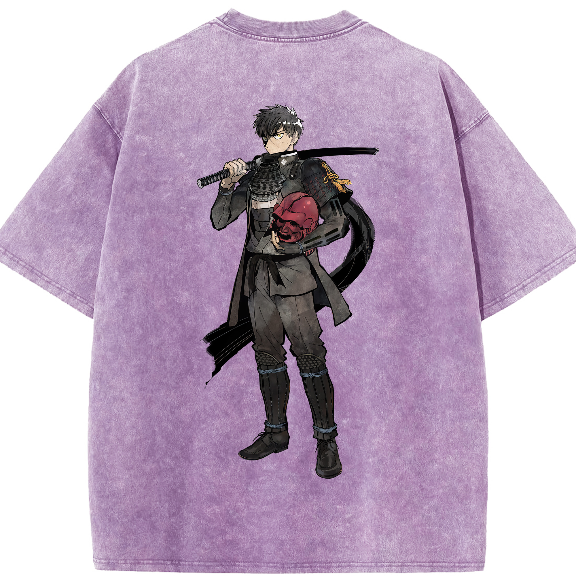 （画像用） 刀剣乱舞 Touken Ranbu 綿100% ヴィンテージ風 半袖Tシャツ（背面プリント）