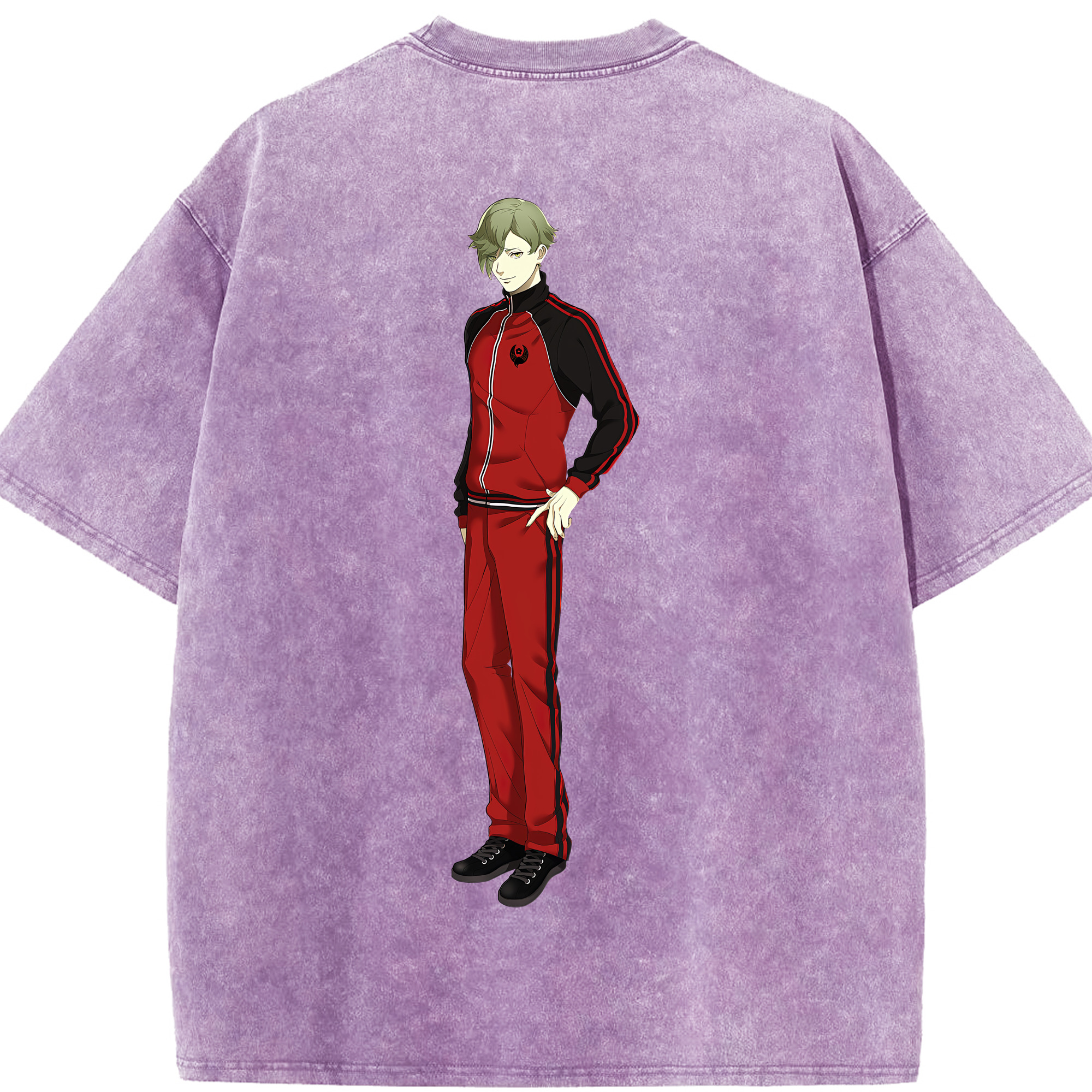 （画像用） 刀剣乱舞 Touken Ranbu 綿100% ヴィンテージ風 半袖Tシャツ（背面プリント）