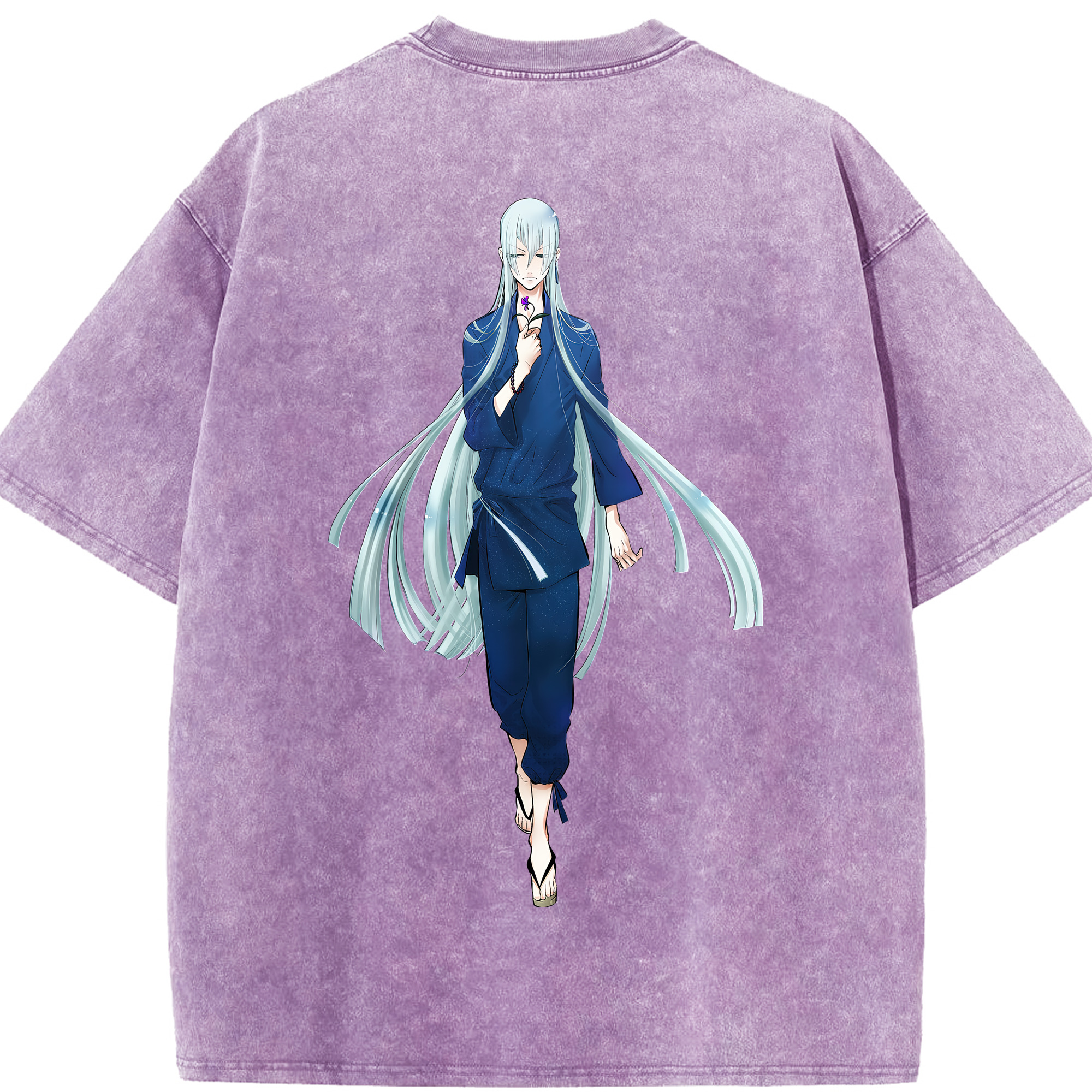 （画像用） 刀剣乱舞 Touken Ranbu 綿100% ヴィンテージ風 半袖Tシャツ（背面プリント）