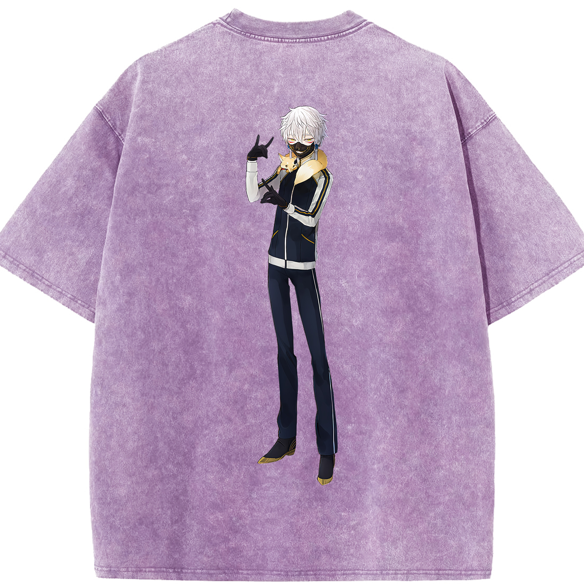 （画像用） 刀剣乱舞 Touken Ranbu 綿100% ヴィンテージ風 半袖Tシャツ（背面プリント）
