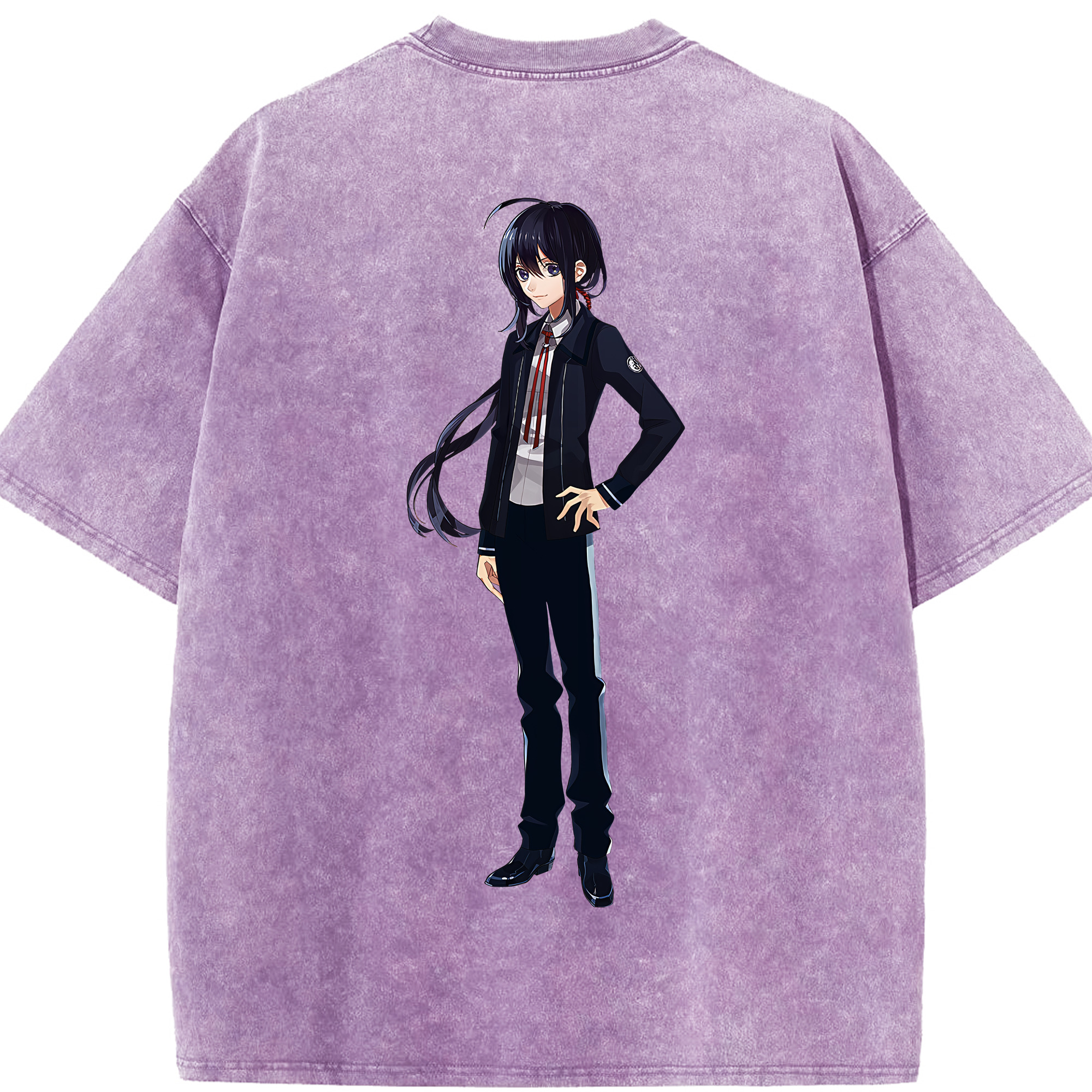 （画像用） 刀剣乱舞 Touken Ranbu 綿100% ヴィンテージ風 半袖Tシャツ（背面プリント）