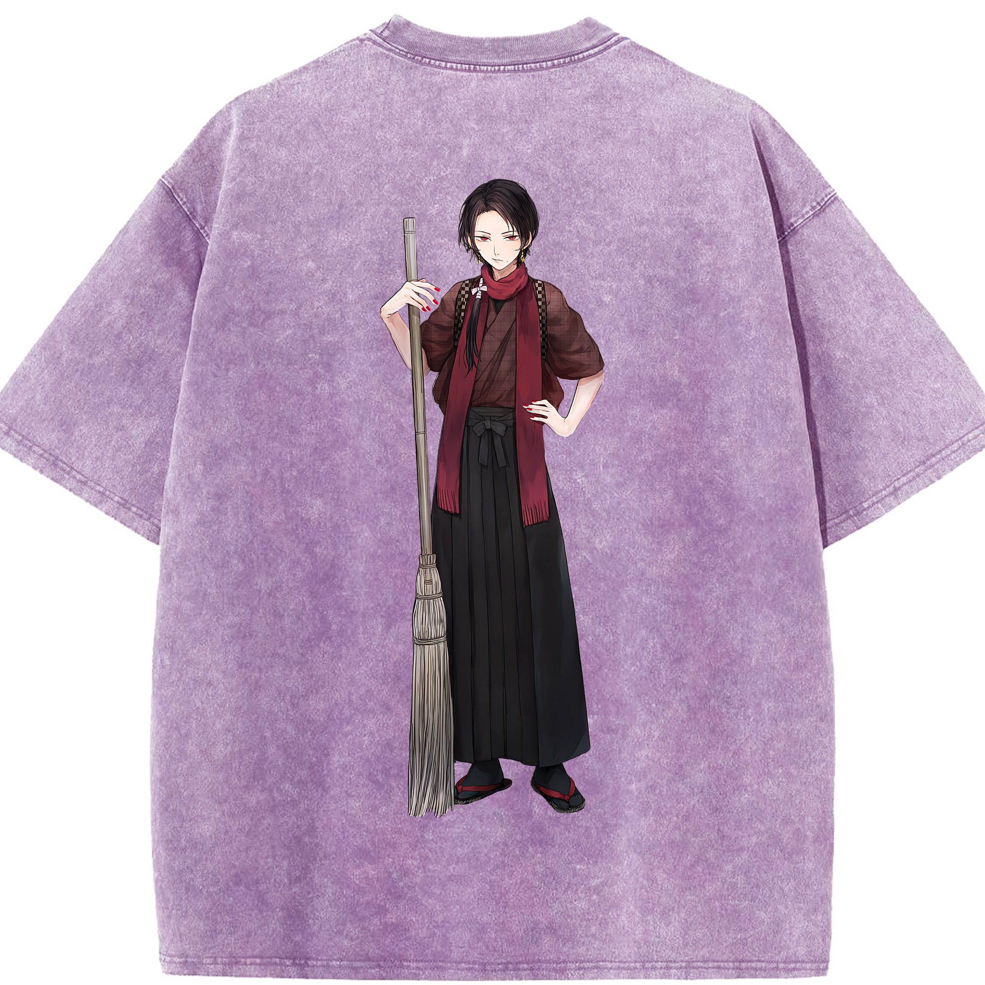 （画像用） 刀剣乱舞 Touken Ranbu 綿100% ヴィンテージ風 半袖Tシャツ（背面プリント）