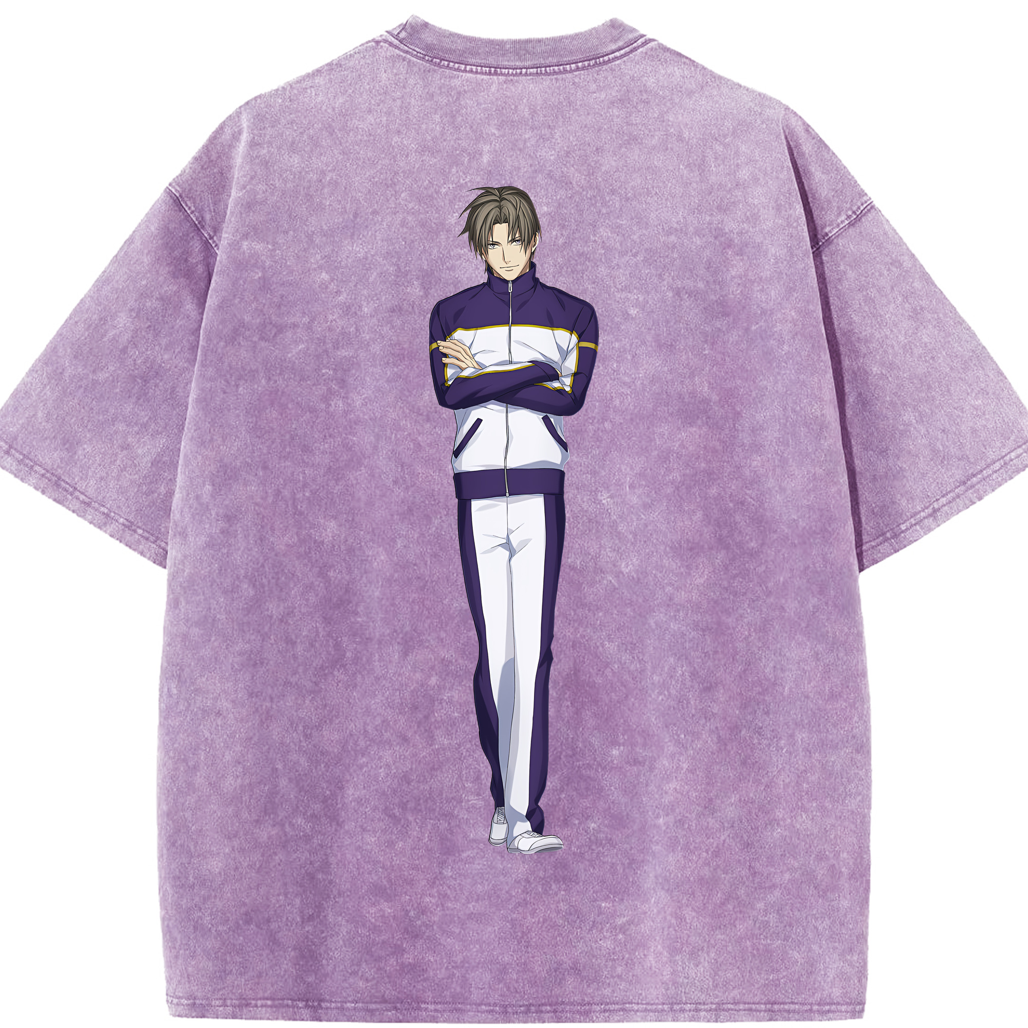 （画像用） 刀剣乱舞 Touken Ranbu 綿100% ヴィンテージ風 半袖Tシャツ（背面プリント）