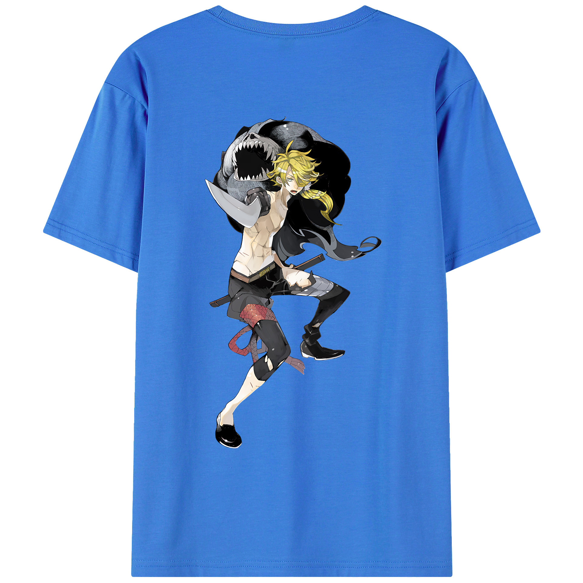 （画像用） 刀剣乱舞 Touken Ranbu 綿100％ メンズ半袖Tシャツ（バックプリント） 通気性