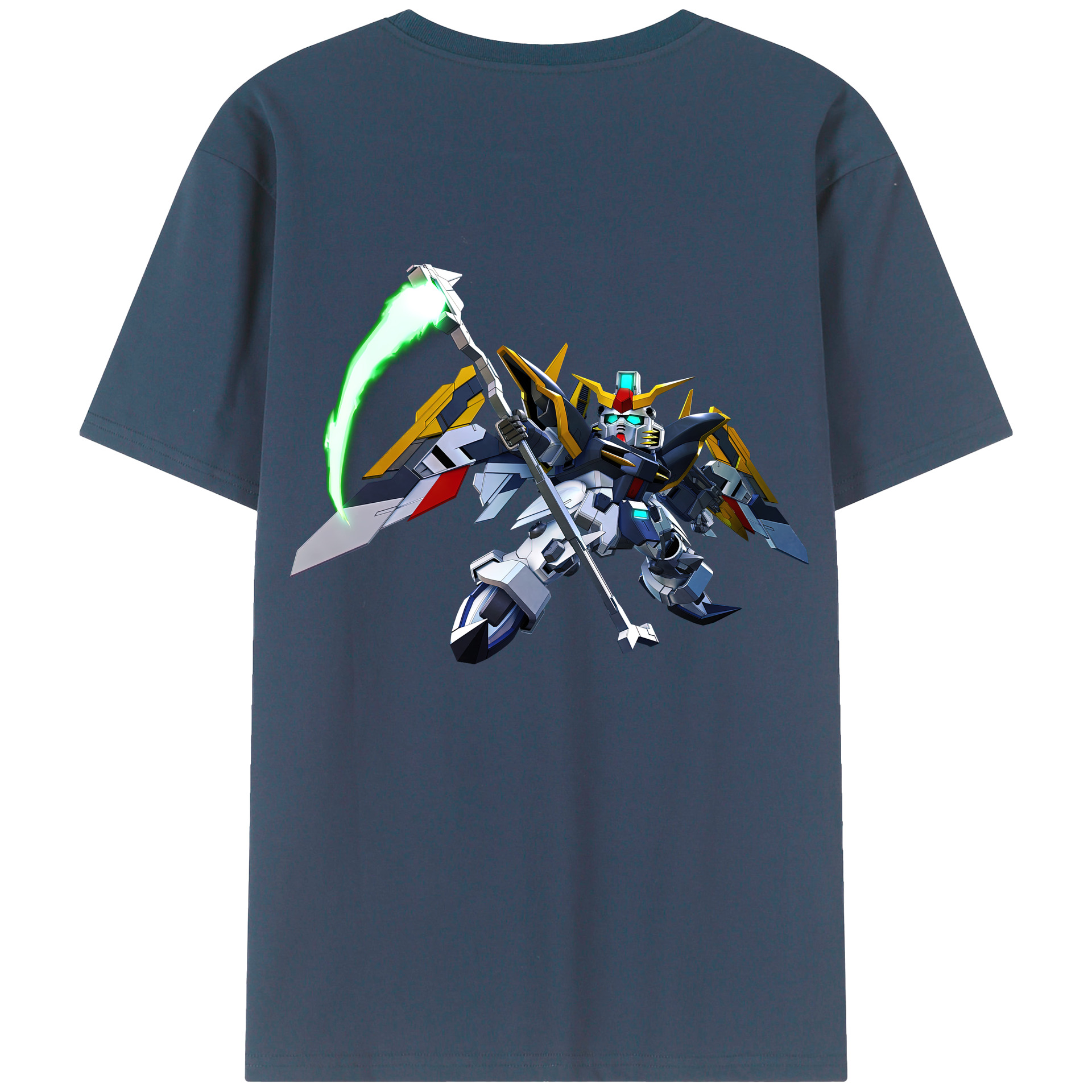 （画像用） 刀剣乱舞 Touken Ranbu 綿100％ メンズ半袖Tシャツ（バックプリント） 通気性