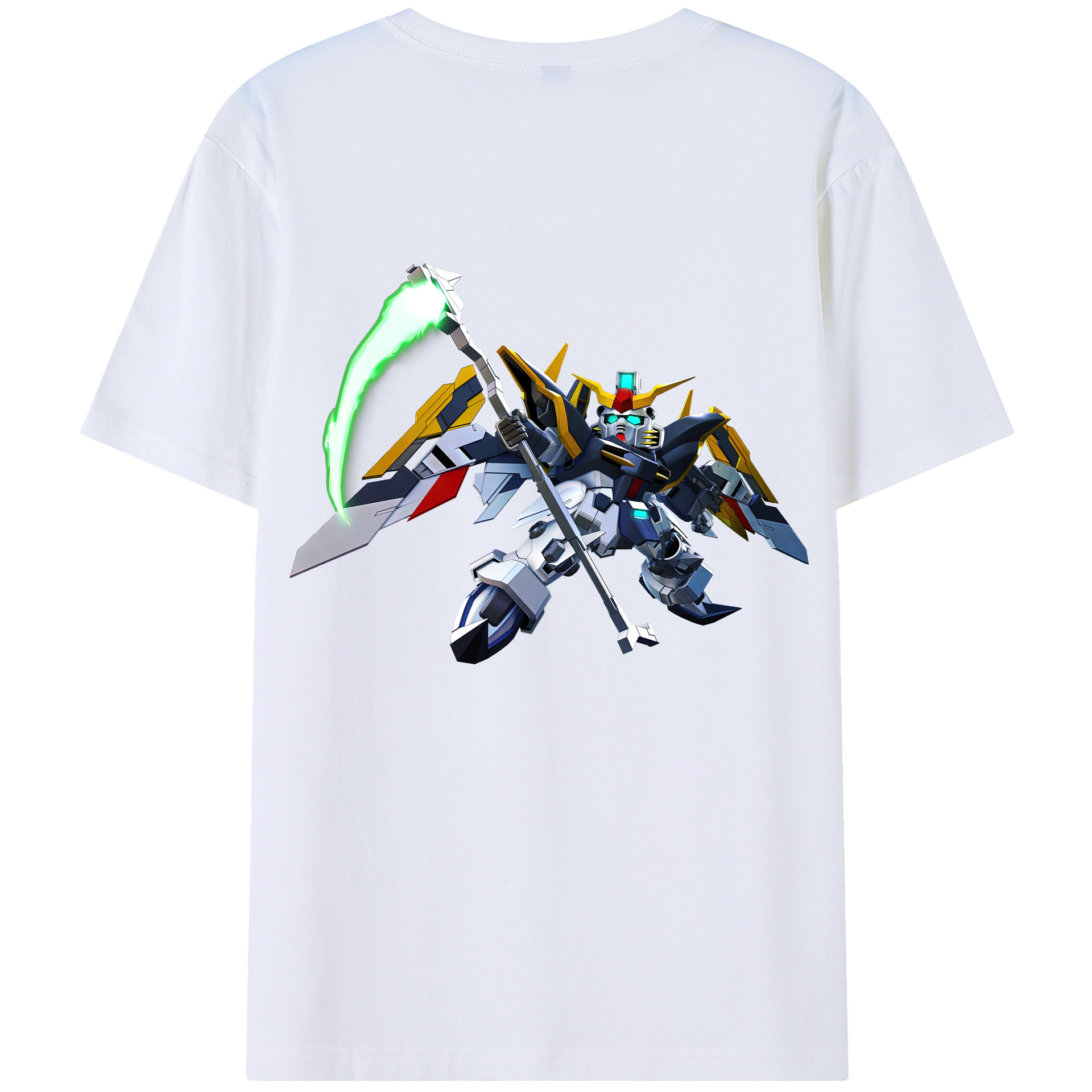 （画像用） 刀剣乱舞 Touken Ranbu 綿100％ メンズ半袖Tシャツ（バックプリント） 通気性