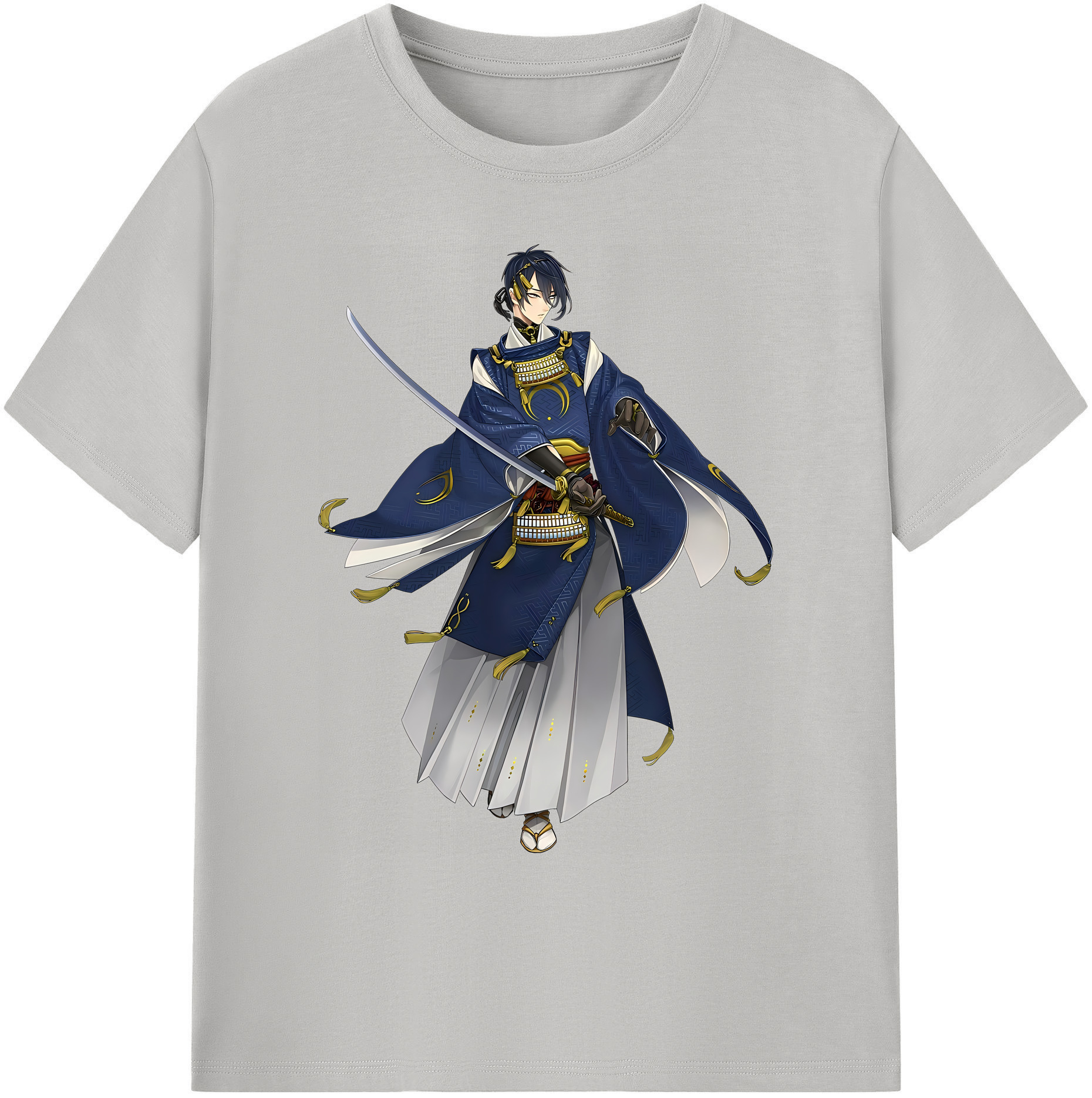 （画像用） 刀剣乱舞 Touken Ranbu 綿100％ メンズ半袖Tシャツ｜肌触りやわらか＆通気性