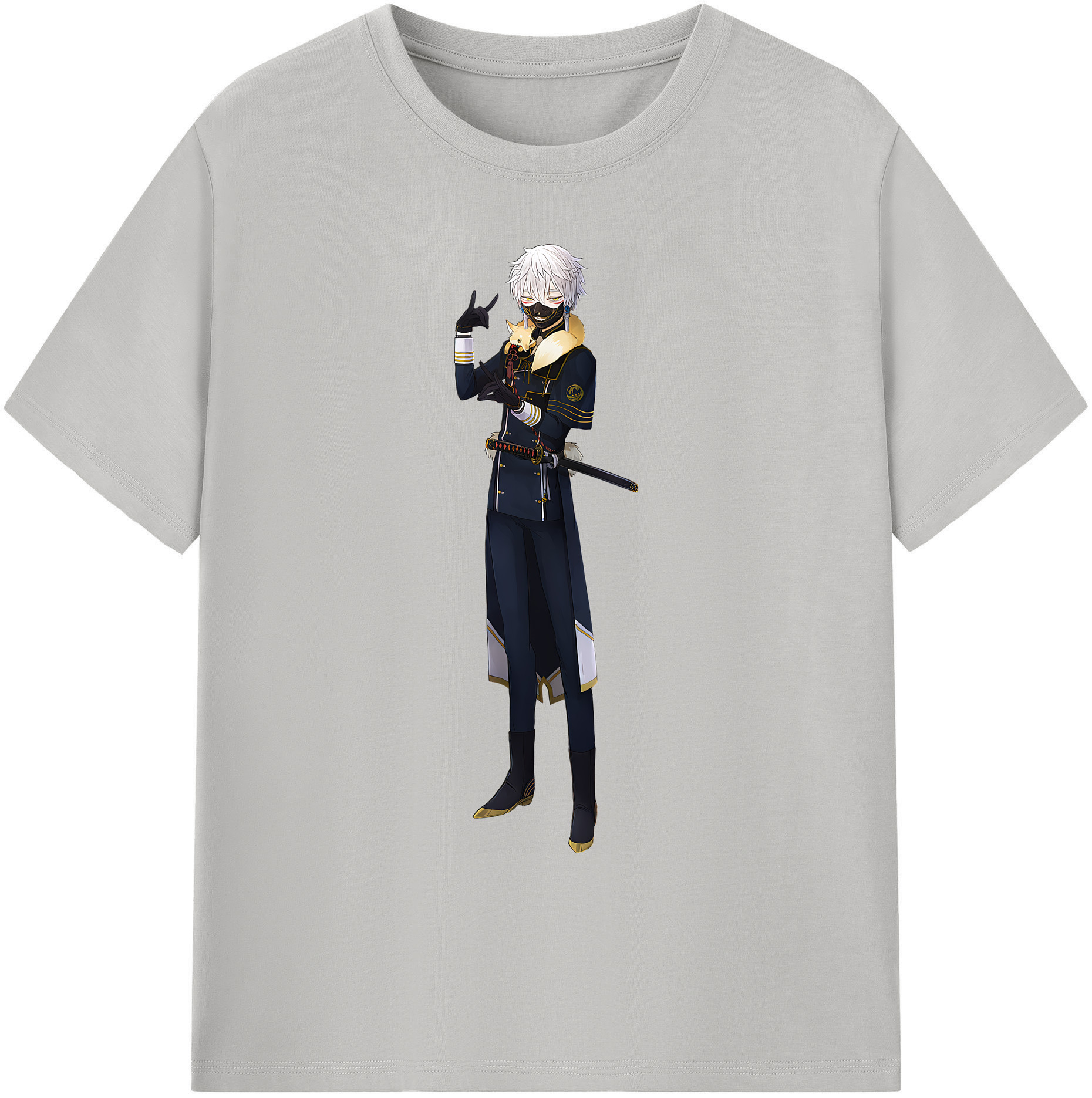 （画像用） 刀剣乱舞 Touken Ranbu 綿100％ メンズ半袖Tシャツ｜肌触りやわらか＆通気性