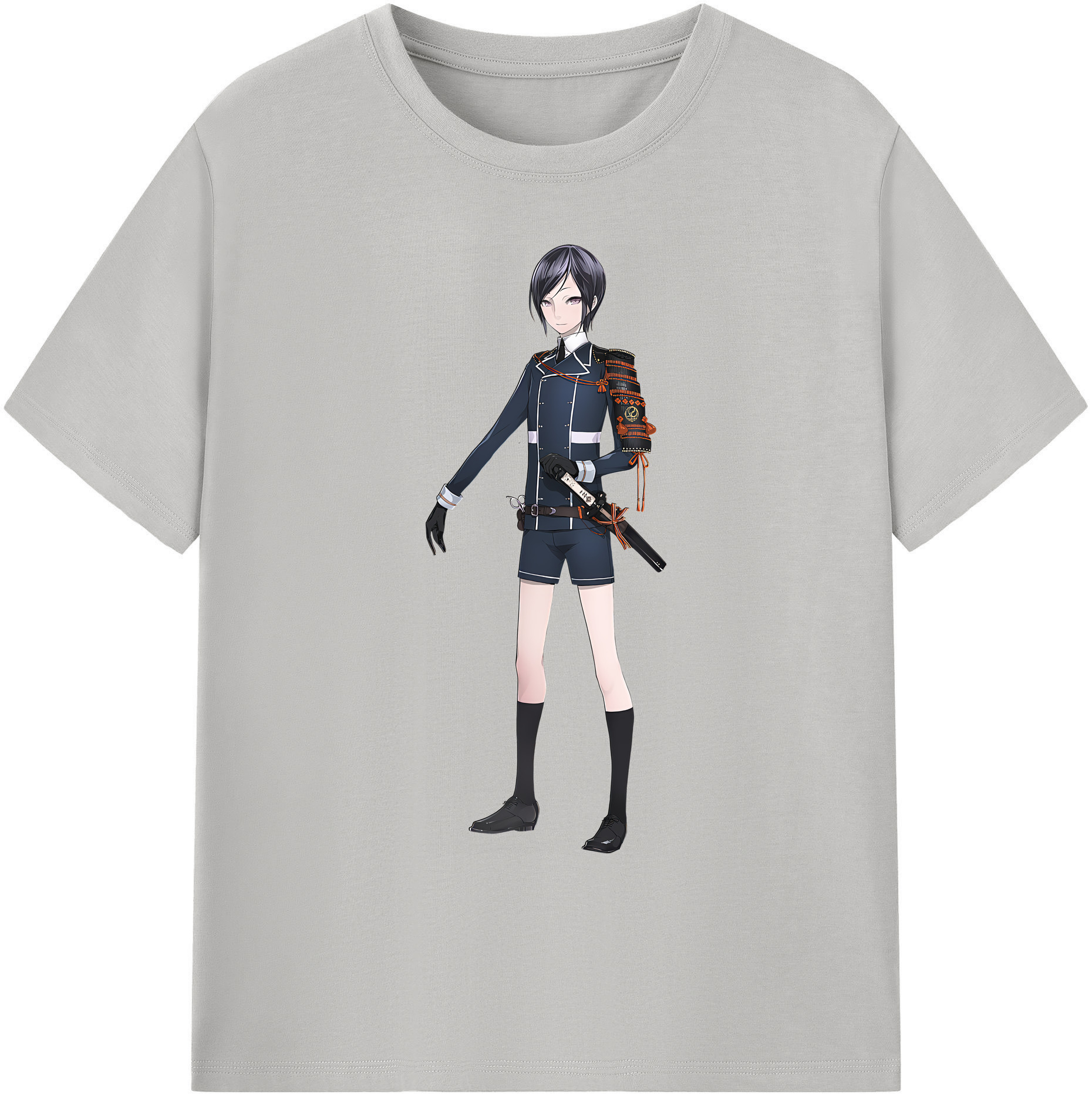 （画像用） 刀剣乱舞 Touken Ranbu 綿100％ メンズ半袖Tシャツ｜肌触りやわらか＆通気性