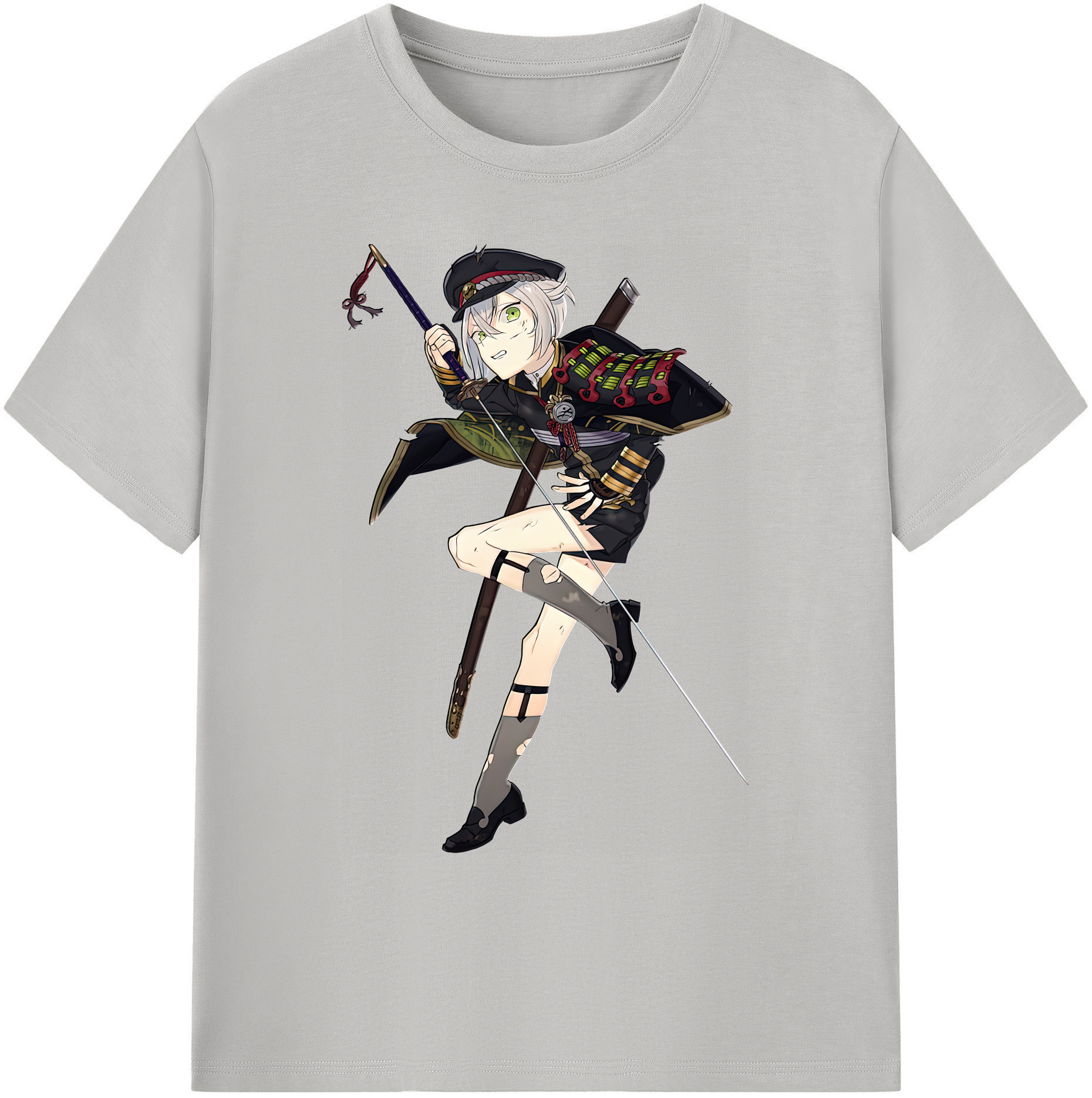 （画像用） 刀剣乱舞 Touken Ranbu 綿100％ メンズ半袖Tシャツ｜肌触りやわらか＆通気性