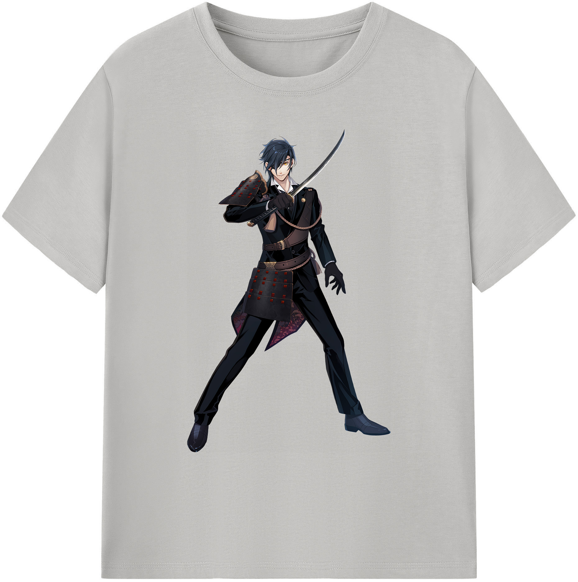 （画像用） 刀剣乱舞 Touken Ranbu 綿100％ メンズ半袖Tシャツ｜肌触りやわらか＆通気性