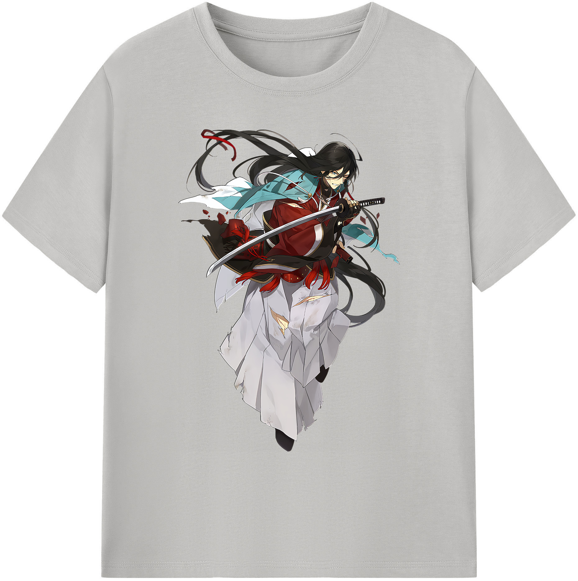 （画像用） 刀剣乱舞 Touken Ranbu 綿100％ メンズ半袖Tシャツ｜肌触りやわらか＆通気性