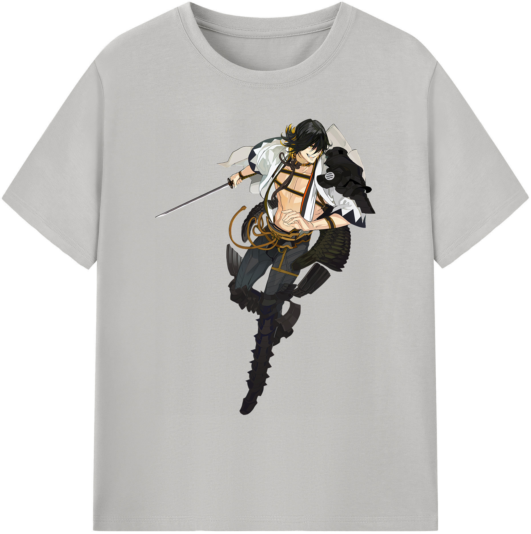 （画像用） 刀剣乱舞 Touken Ranbu 綿100％ メンズ半袖Tシャツ｜肌触りやわらか＆通気性