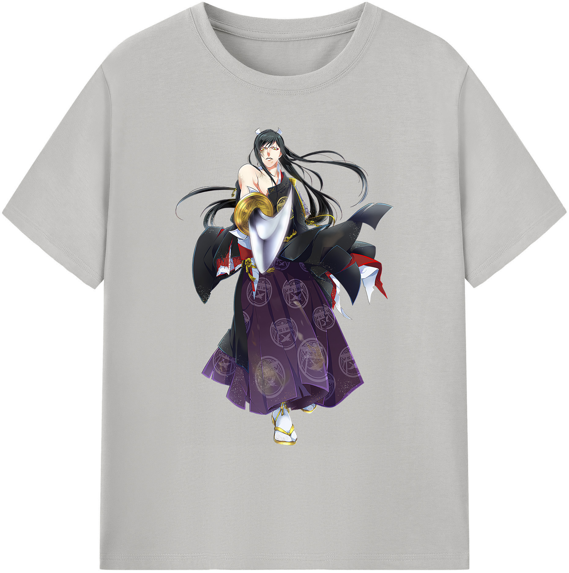 （画像用） 刀剣乱舞 Touken Ranbu 綿100％ メンズ半袖Tシャツ｜肌触りやわらか＆通気性