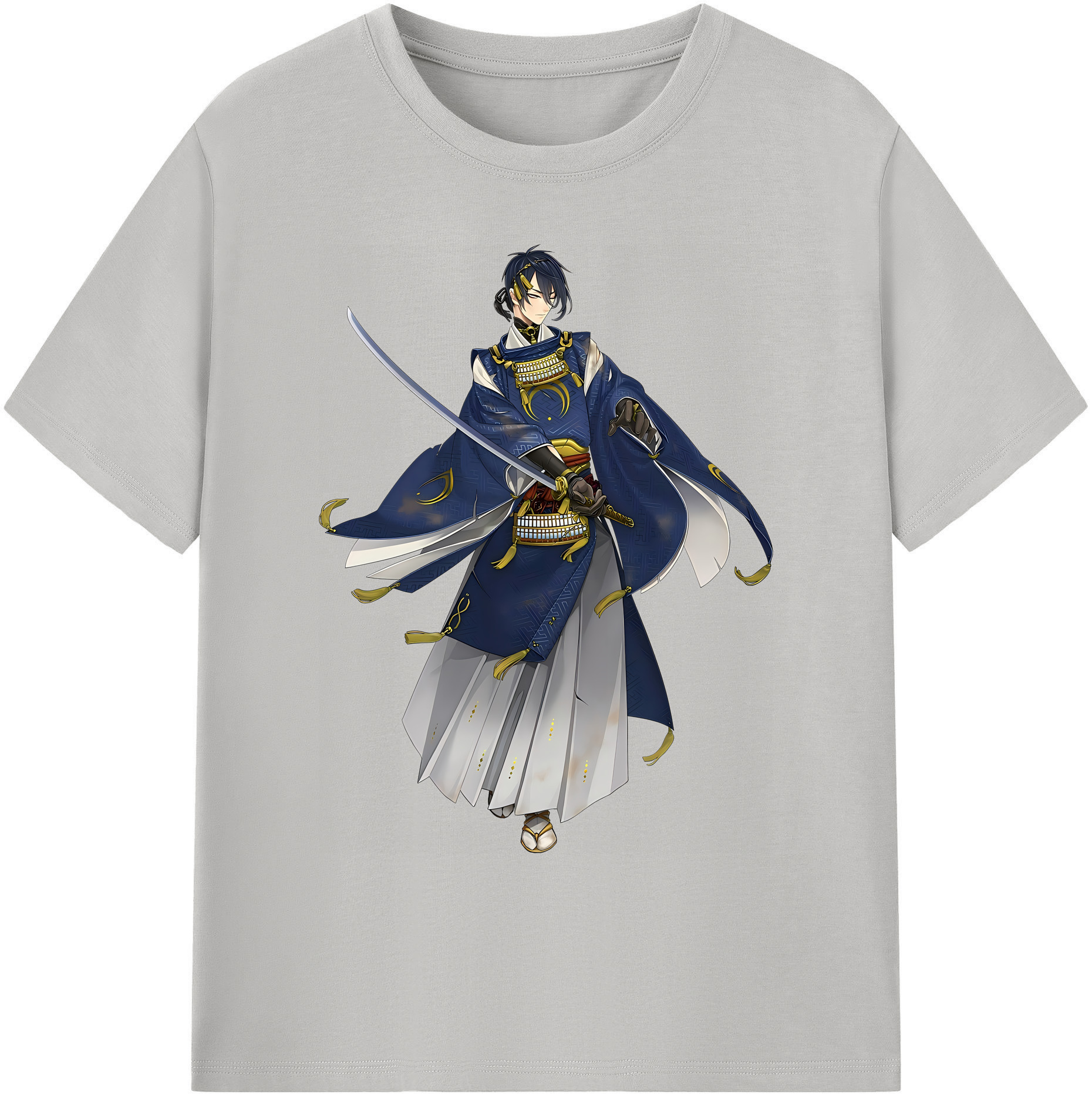 （画像用） 刀剣乱舞 Touken Ranbu 綿100％ メンズ半袖Tシャツ｜肌触りやわらか＆通気性