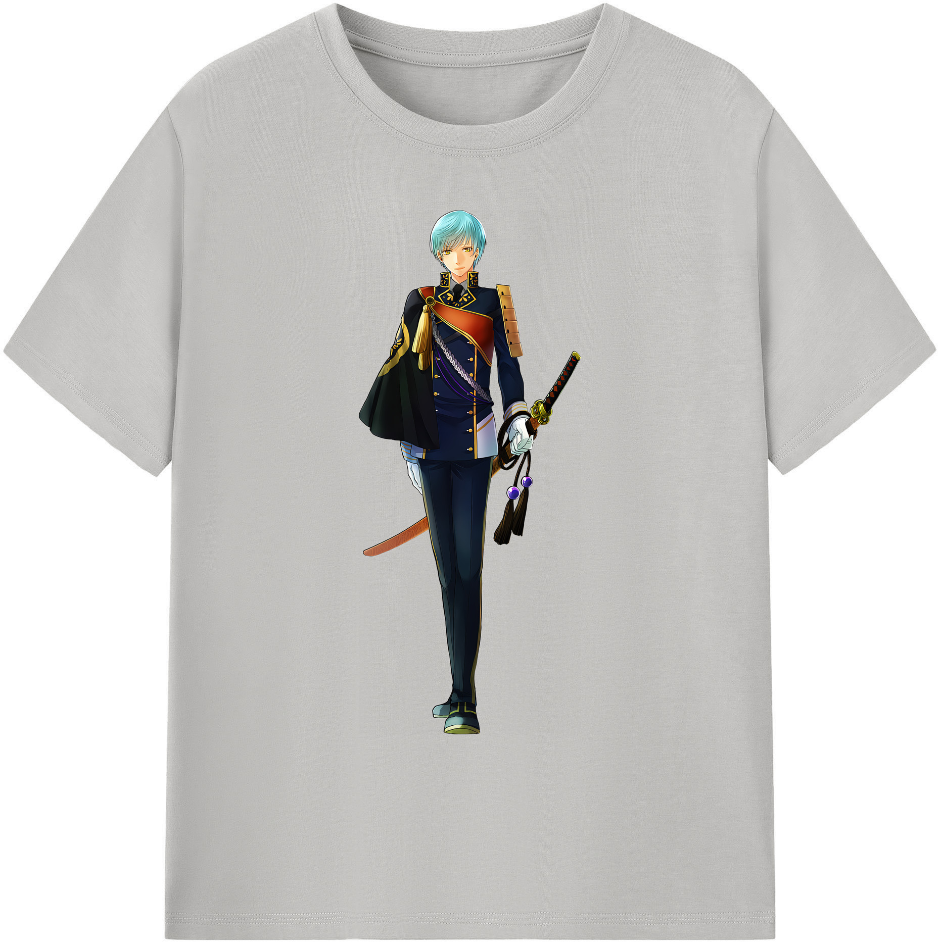 （画像用） 刀剣乱舞 Touken Ranbu 綿100％ メンズ半袖Tシャツ｜肌触りやわらか＆通気性