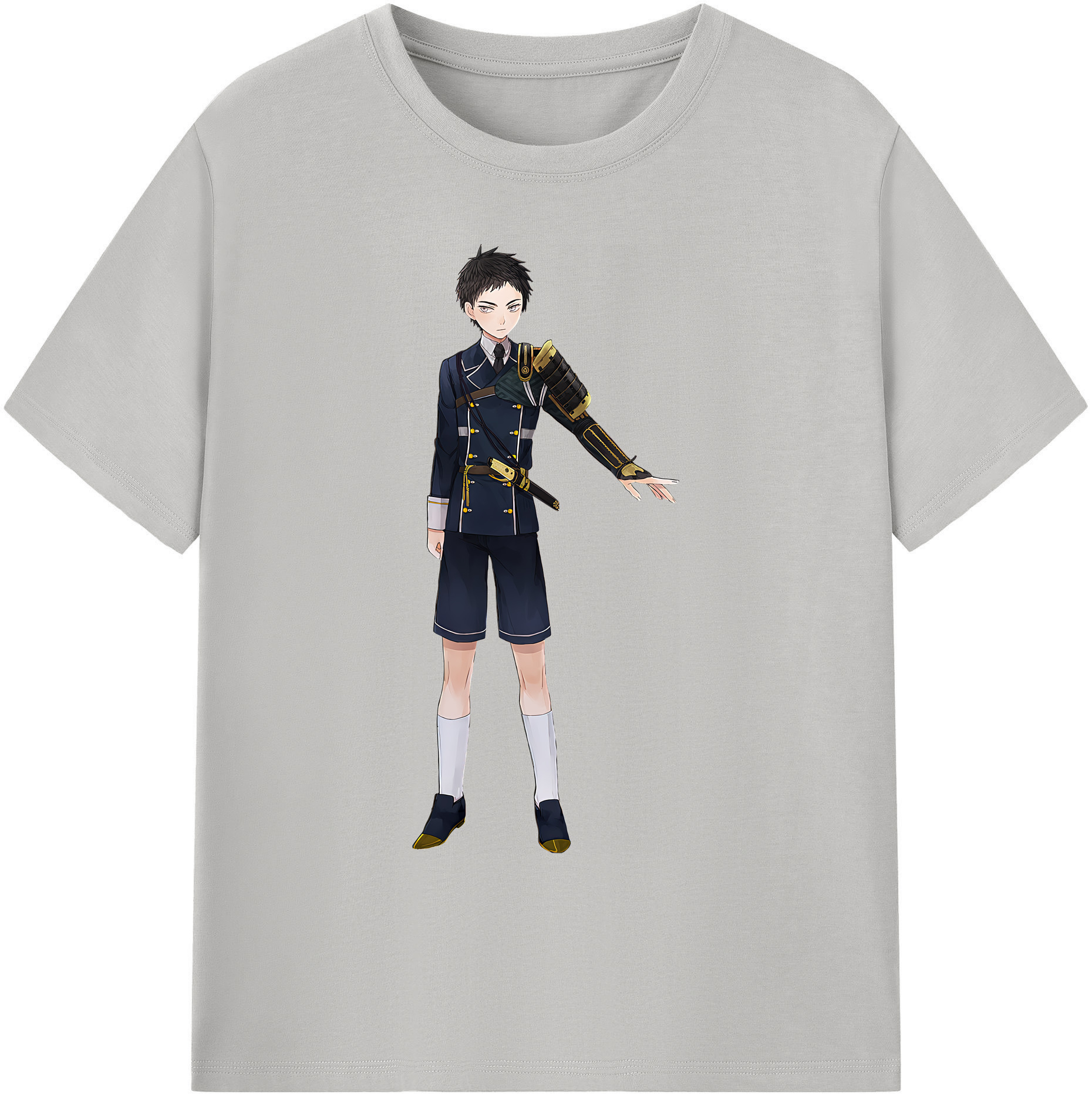 （画像用） 刀剣乱舞 Touken Ranbu 綿100％ メンズ半袖Tシャツ｜肌触りやわらか＆通気性