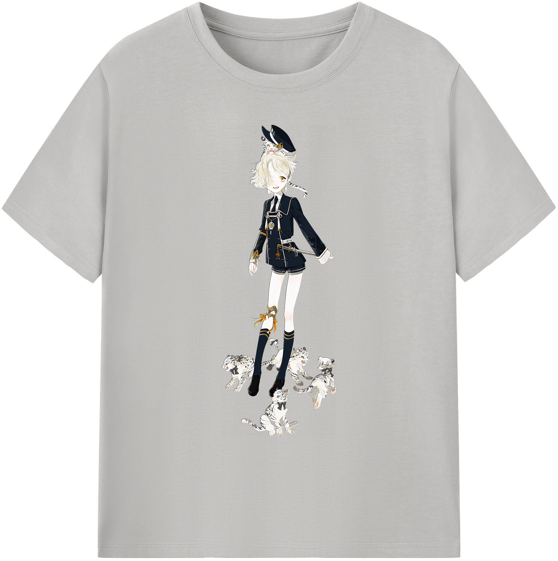 （画像用） 刀剣乱舞 Touken Ranbu 綿100％ メンズ半袖Tシャツ｜肌触りやわらか＆通気性