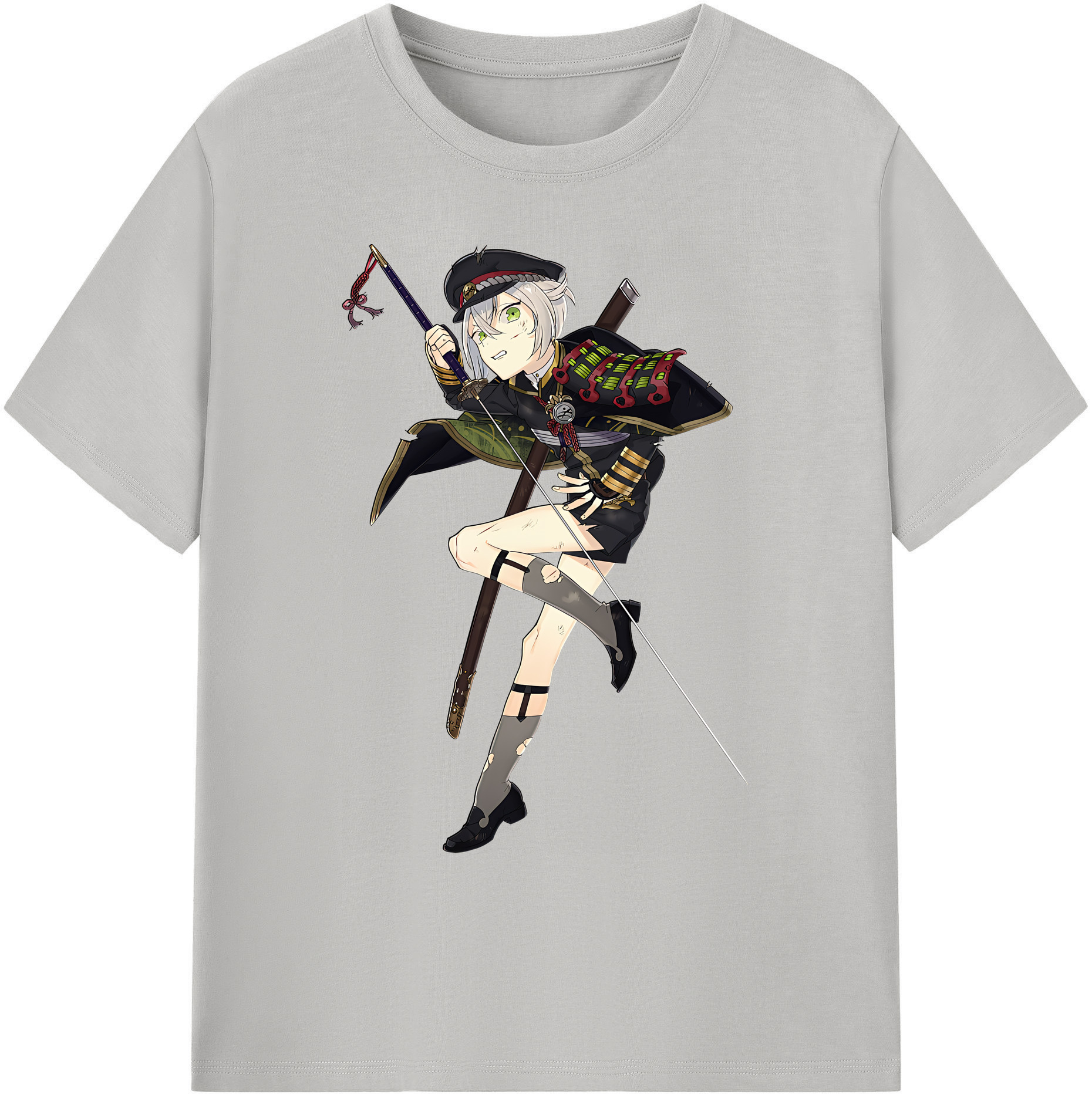 （画像用） 刀剣乱舞 Touken Ranbu 綿100％ メンズ半袖Tシャツ｜肌触りやわらか＆通気性