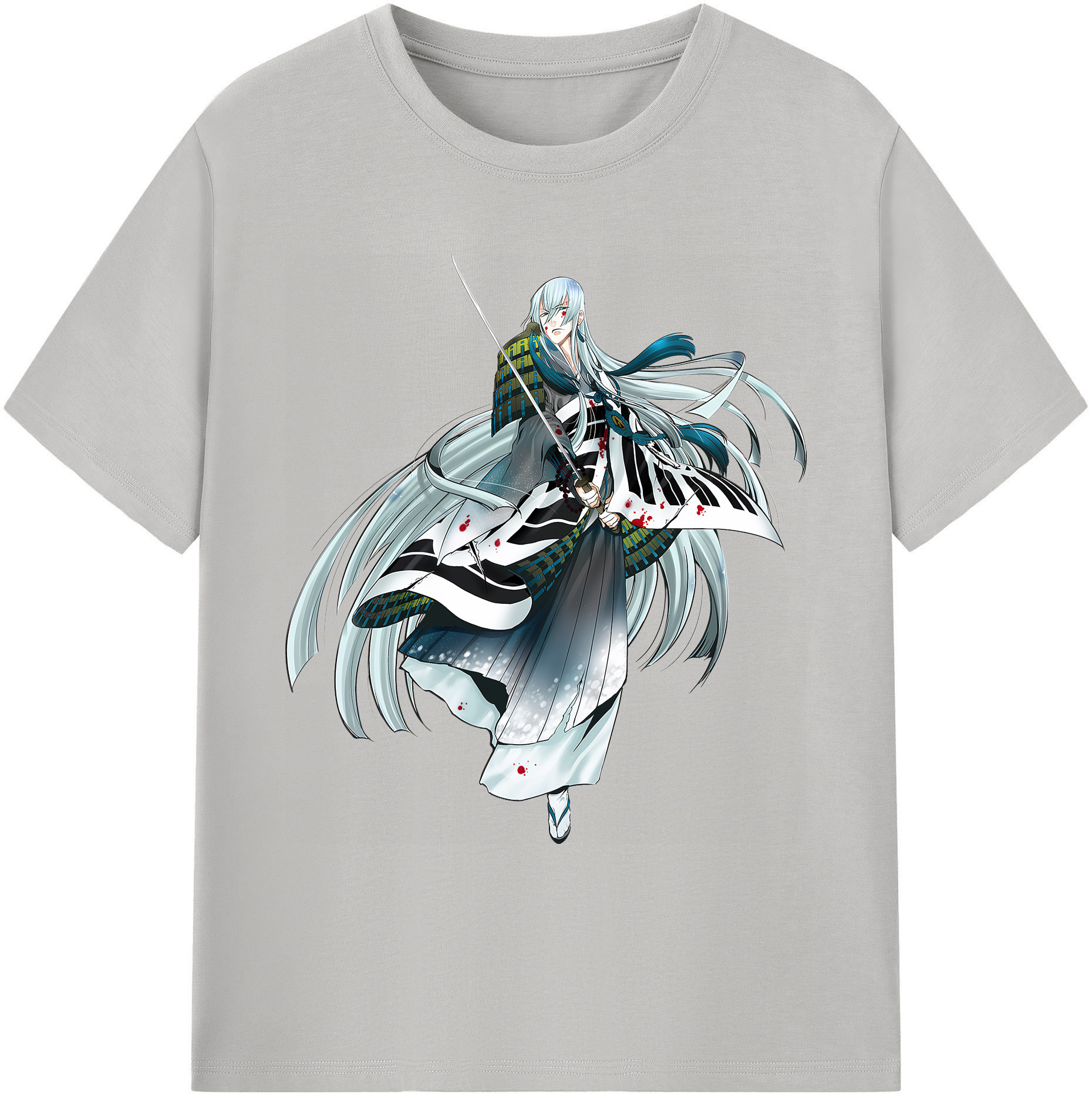 （画像用） 刀剣乱舞 Touken Ranbu 綿100％ メンズ半袖Tシャツ｜肌触りやわらか＆通気性