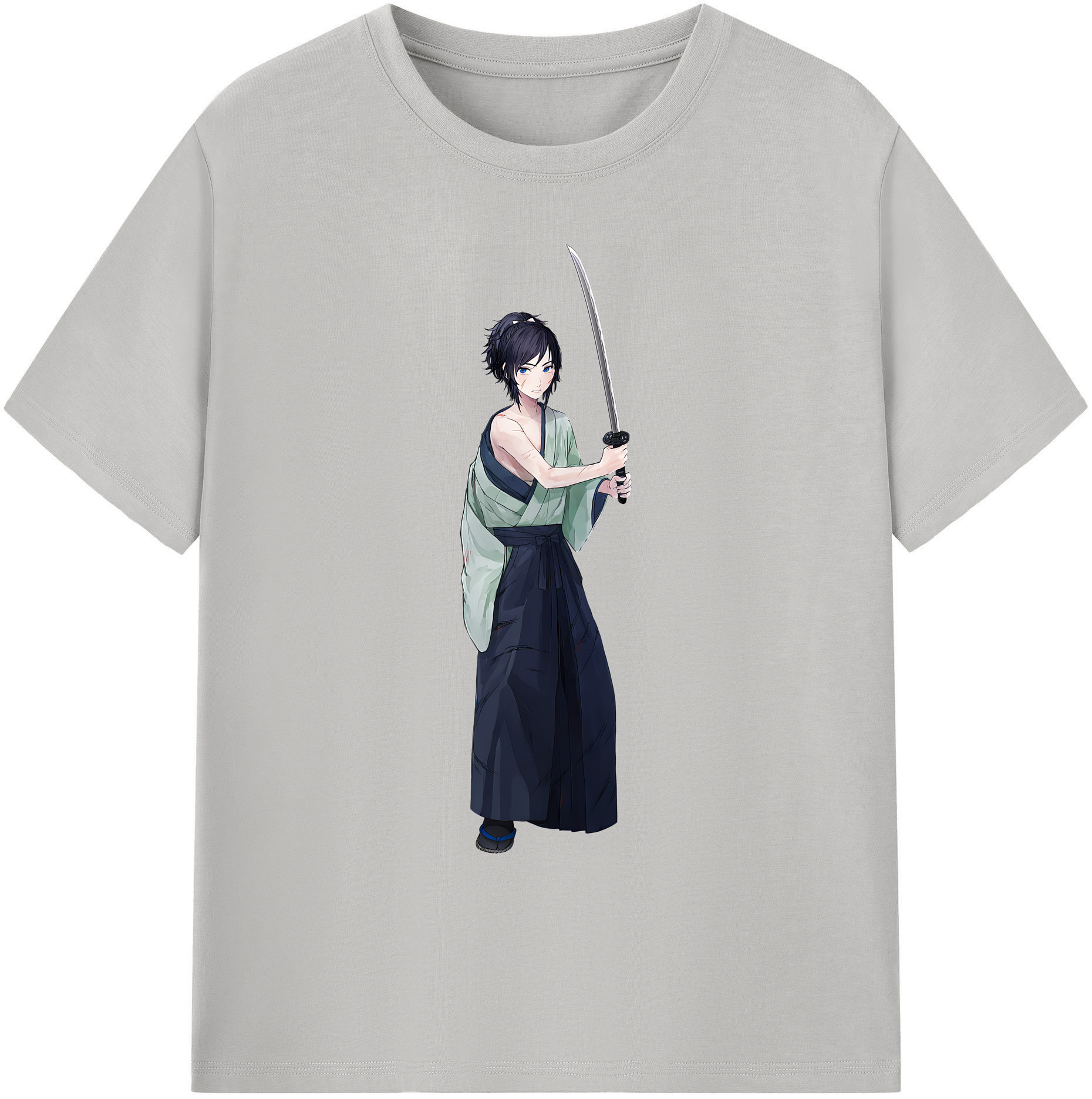 （画像用） 刀剣乱舞 Touken Ranbu 綿100％ メンズ半袖Tシャツ｜肌触りやわらか＆通気性