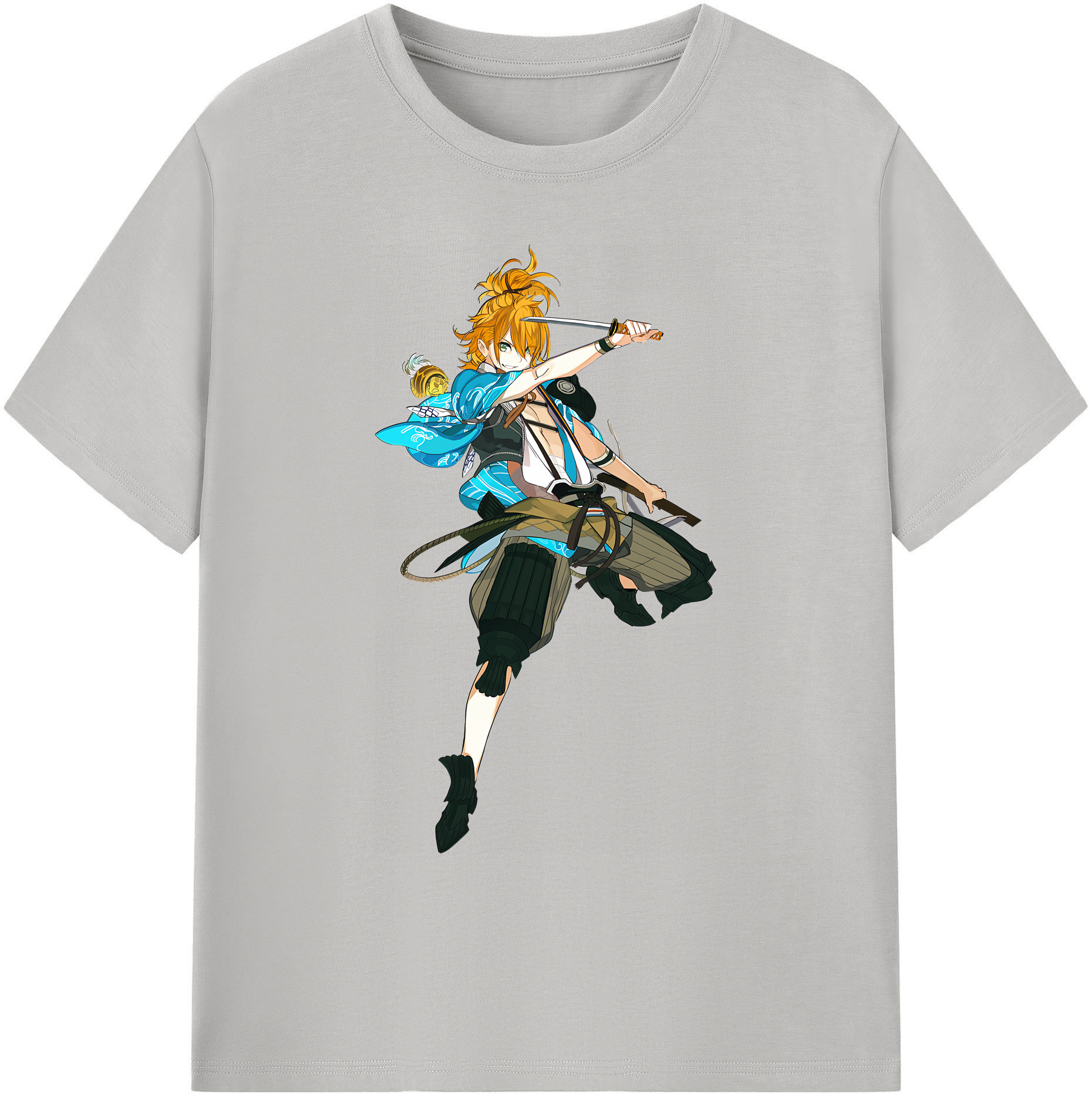 （画像用） 刀剣乱舞 Touken Ranbu 綿100％ メンズ半袖Tシャツ｜肌触りやわらか＆通気性