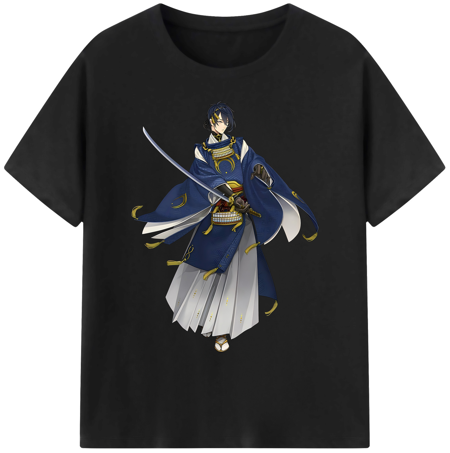 （画像用） 刀剣乱舞 Touken Ranbu 綿100％ メンズ半袖Tシャツ｜肌触りやわらか＆通気性