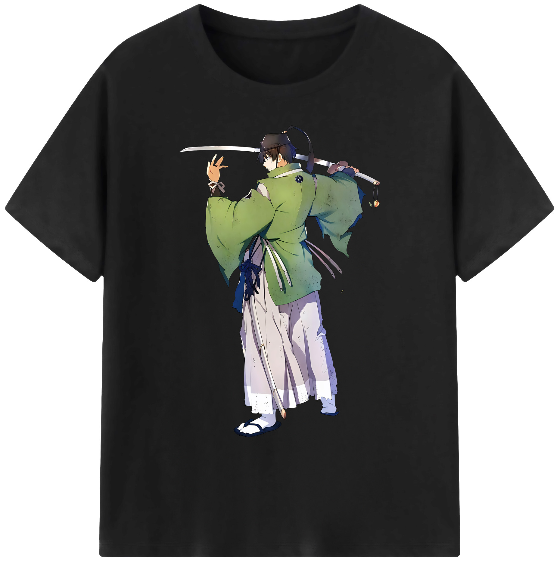 （画像用） 刀剣乱舞 Touken Ranbu 綿100％ メンズ半袖Tシャツ｜肌触りやわらか＆通気性