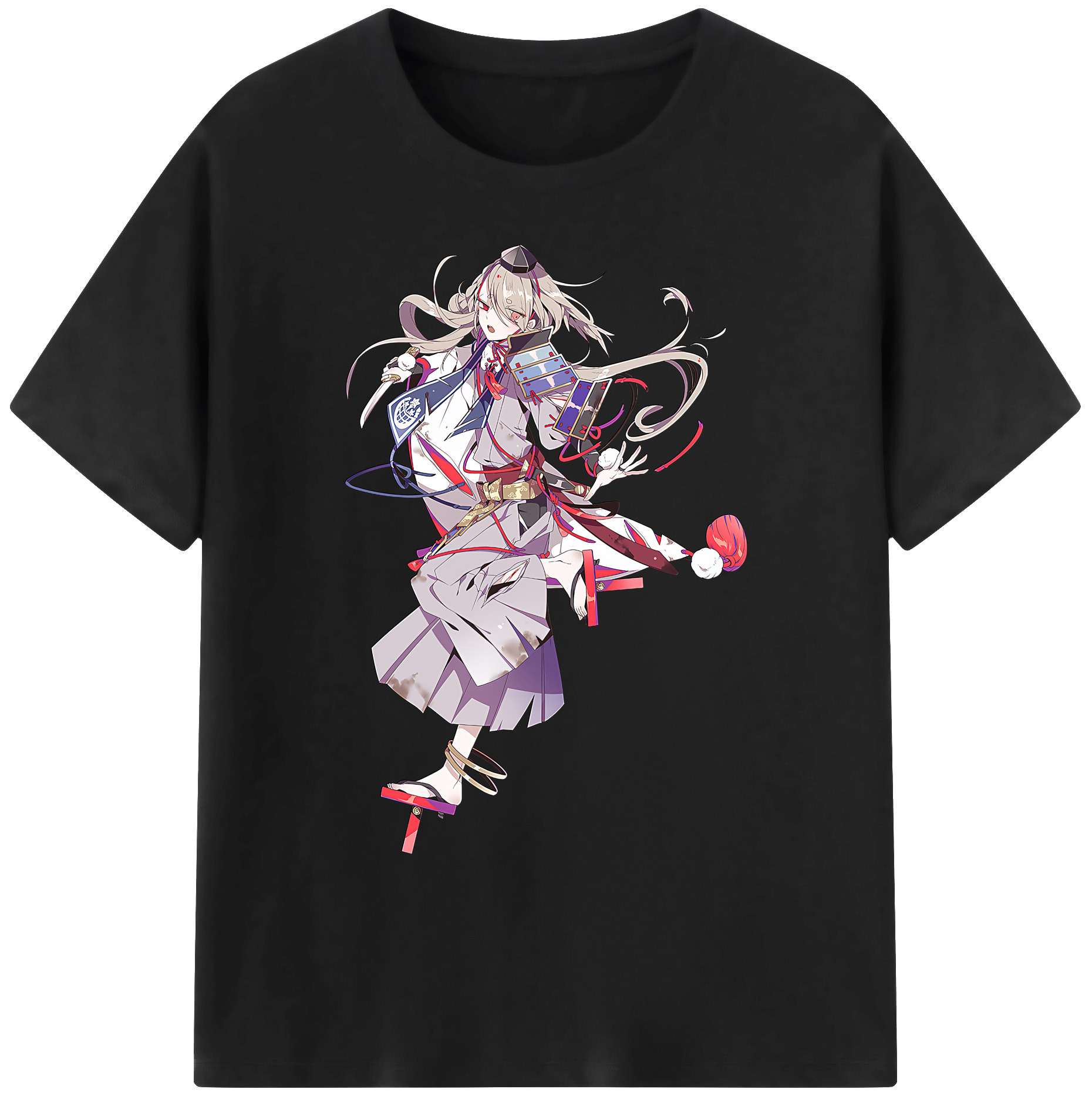（画像用） 刀剣乱舞 Touken Ranbu 綿100％ メンズ半袖Tシャツ｜肌触りやわらか＆通気性