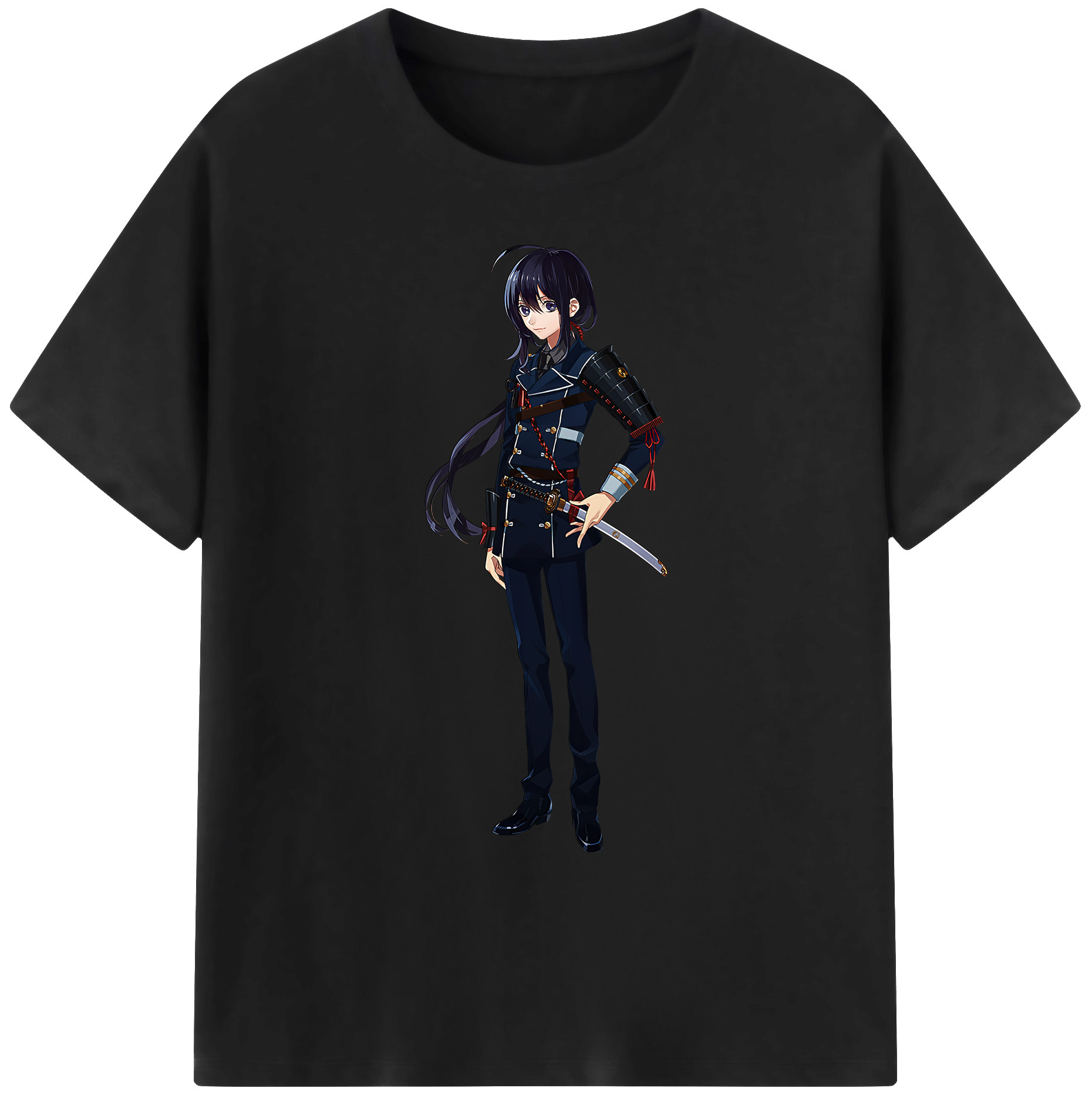 （画像用） 刀剣乱舞 Touken Ranbu 綿100％ メンズ半袖Tシャツ｜肌触りやわらか＆通気性