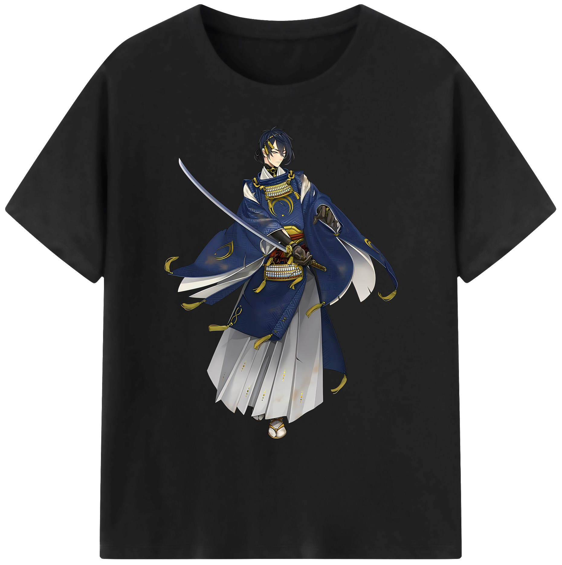 （画像用） 刀剣乱舞 Touken Ranbu 綿100％ メンズ半袖Tシャツ｜肌触りやわらか＆通気性