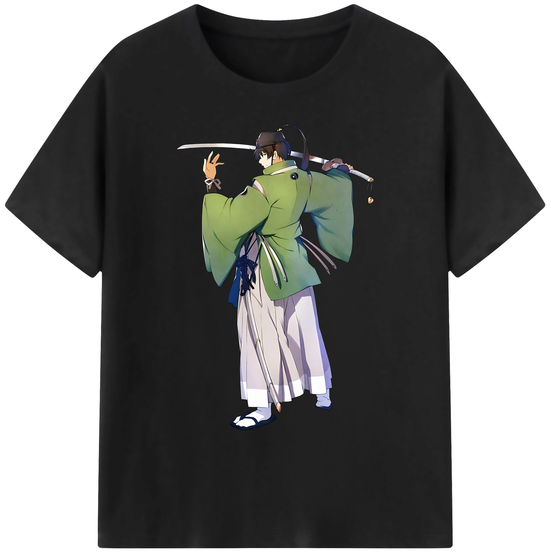 （画像用） 刀剣乱舞 Touken Ranbu 綿100％ メンズ半袖Tシャツ｜肌触りやわらか＆通気性