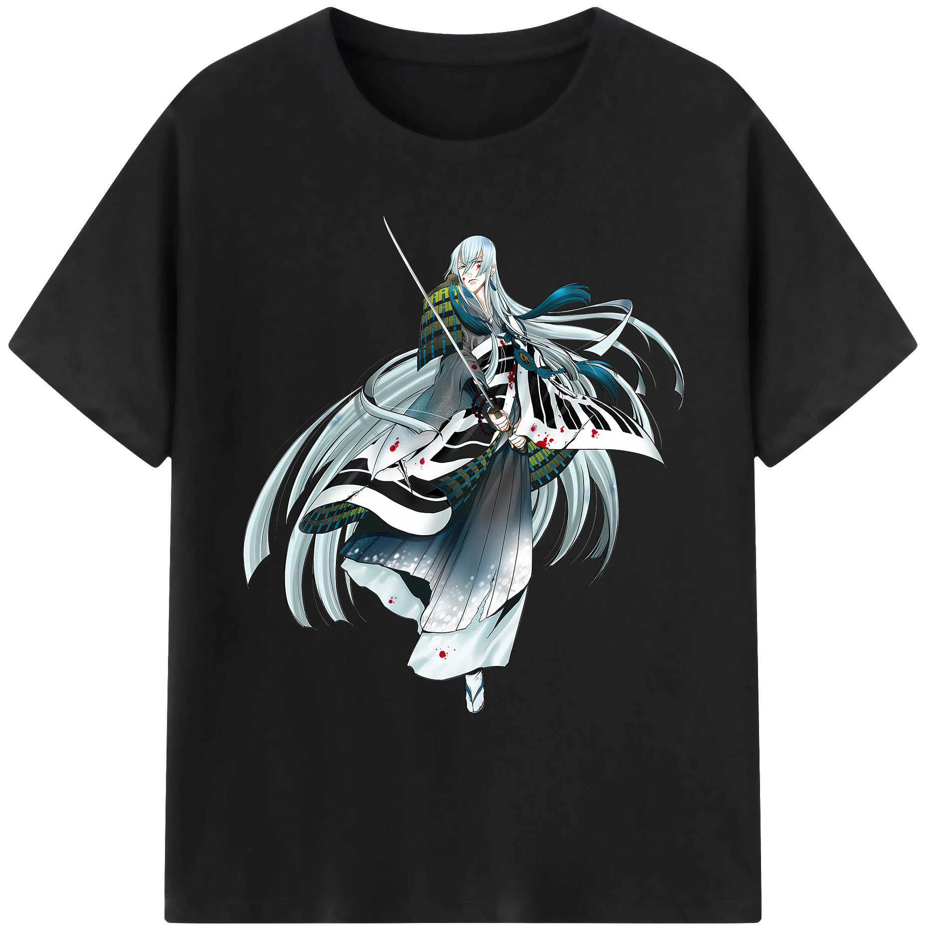 （画像用） 刀剣乱舞 Touken Ranbu 綿100％ メンズ半袖Tシャツ｜肌触りやわらか＆通気性