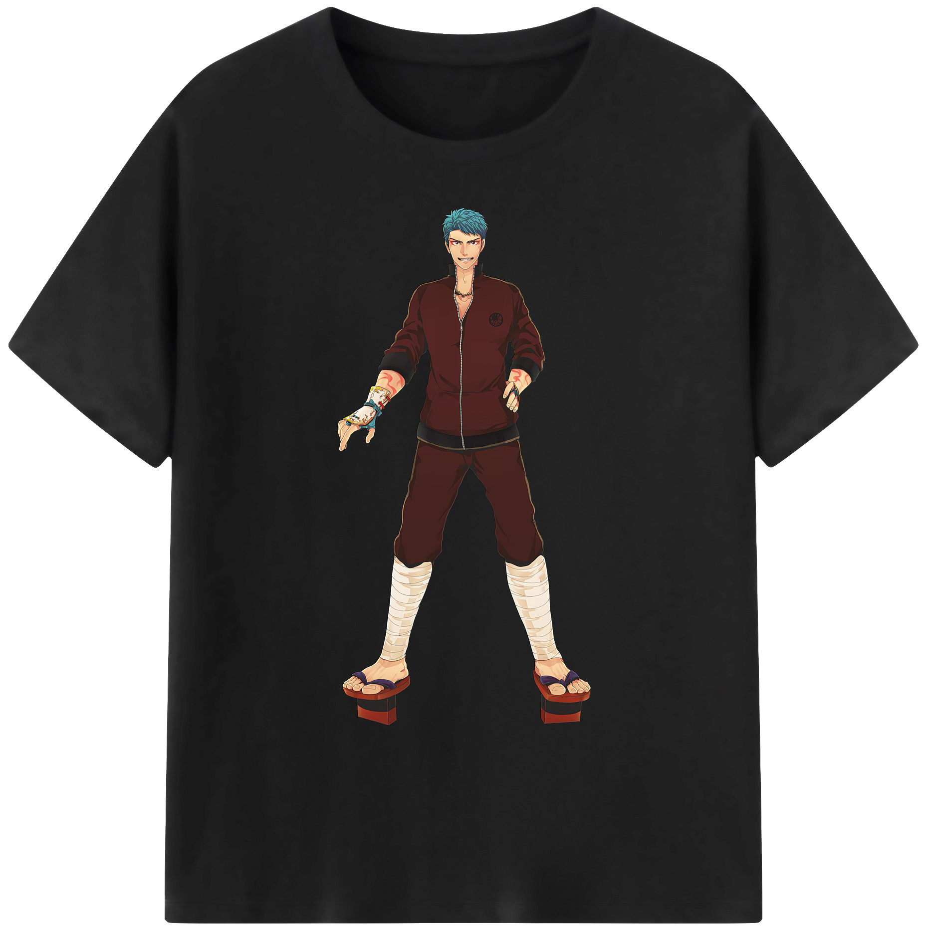 （画像用） 刀剣乱舞 Touken Ranbu 綿100％ メンズ半袖Tシャツ｜肌触りやわらか＆通気性