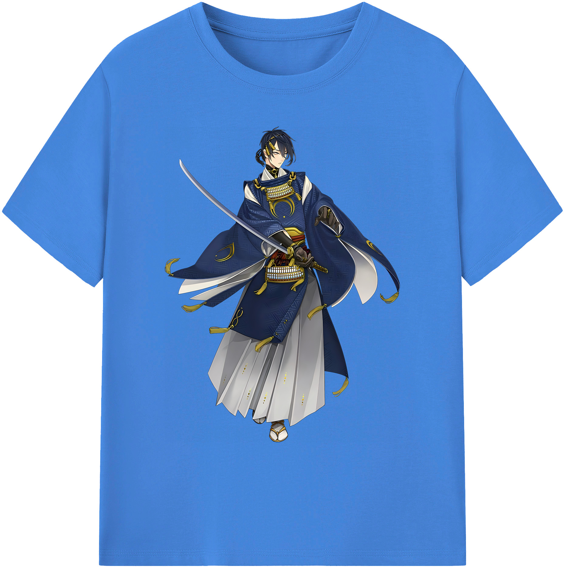 （画像用） 刀剣乱舞 Touken Ranbu 綿100％ メンズ半袖Tシャツ｜肌触りやわらか＆通気性