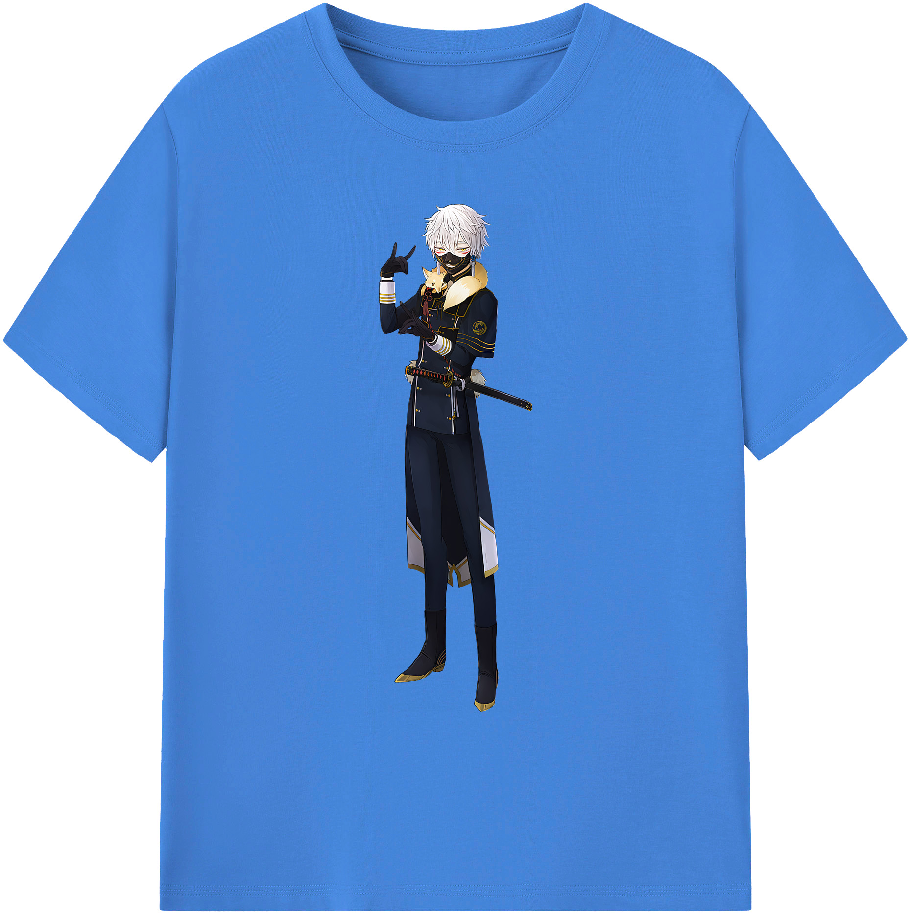 （画像用） 刀剣乱舞 Touken Ranbu 綿100％ メンズ半袖Tシャツ｜肌触りやわらか＆通気性