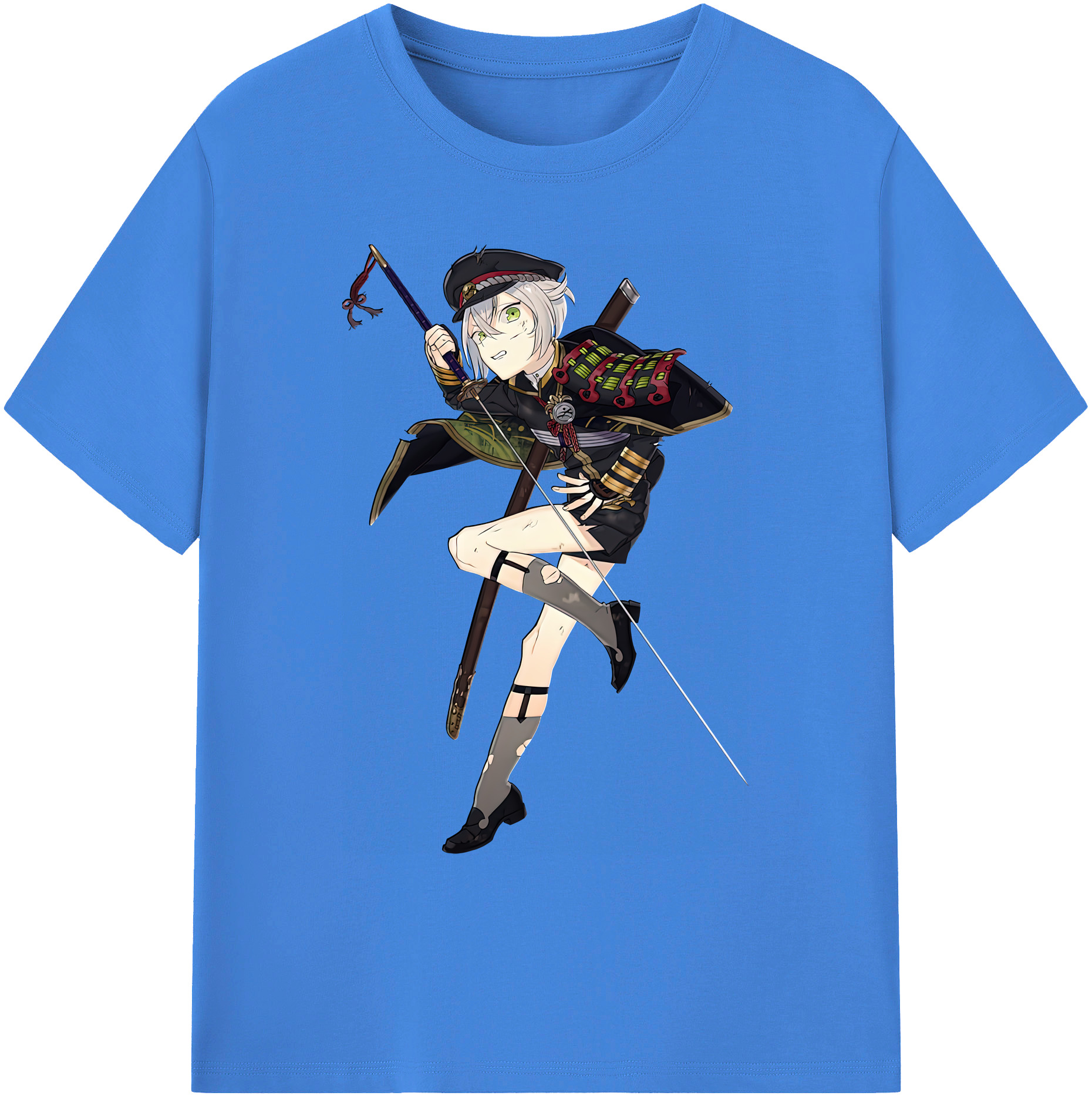 （画像用） 刀剣乱舞 Touken Ranbu 綿100％ メンズ半袖Tシャツ｜肌触りやわらか＆通気性