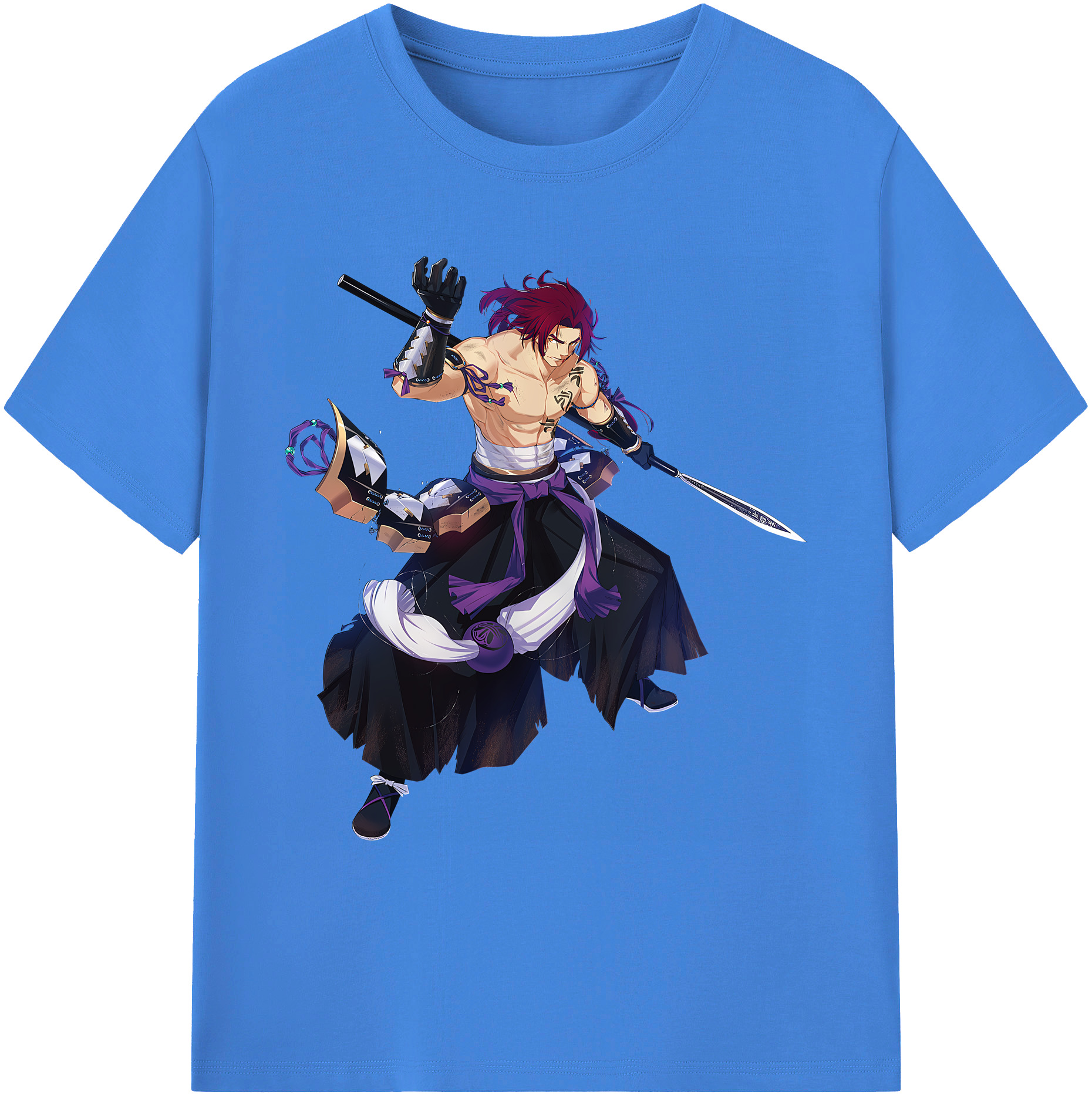 （画像用） 刀剣乱舞 Touken Ranbu 綿100％ メンズ半袖Tシャツ｜肌触りやわらか＆通気性