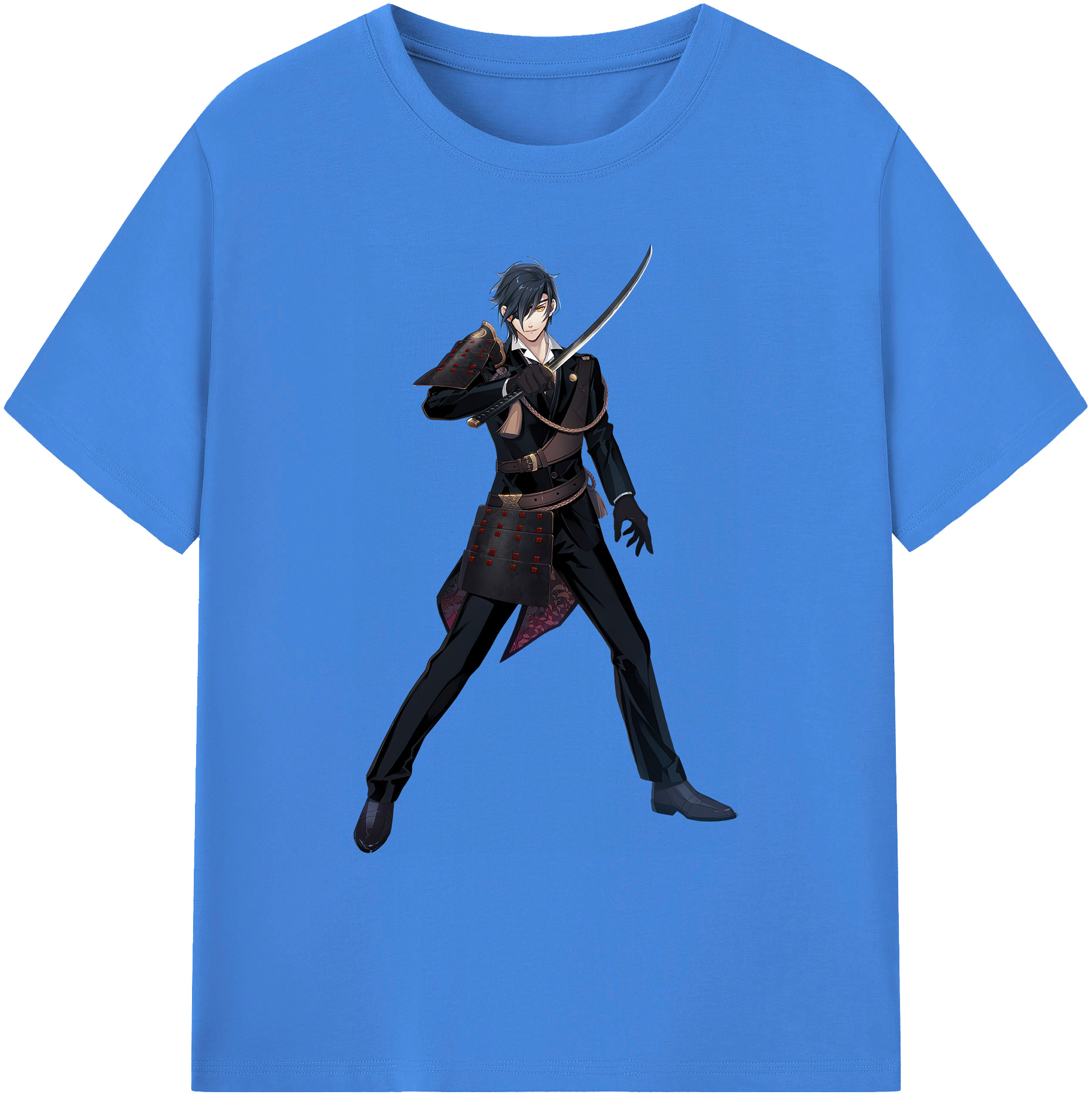 （画像用） 刀剣乱舞 Touken Ranbu 綿100％ メンズ半袖Tシャツ｜肌触りやわらか＆通気性