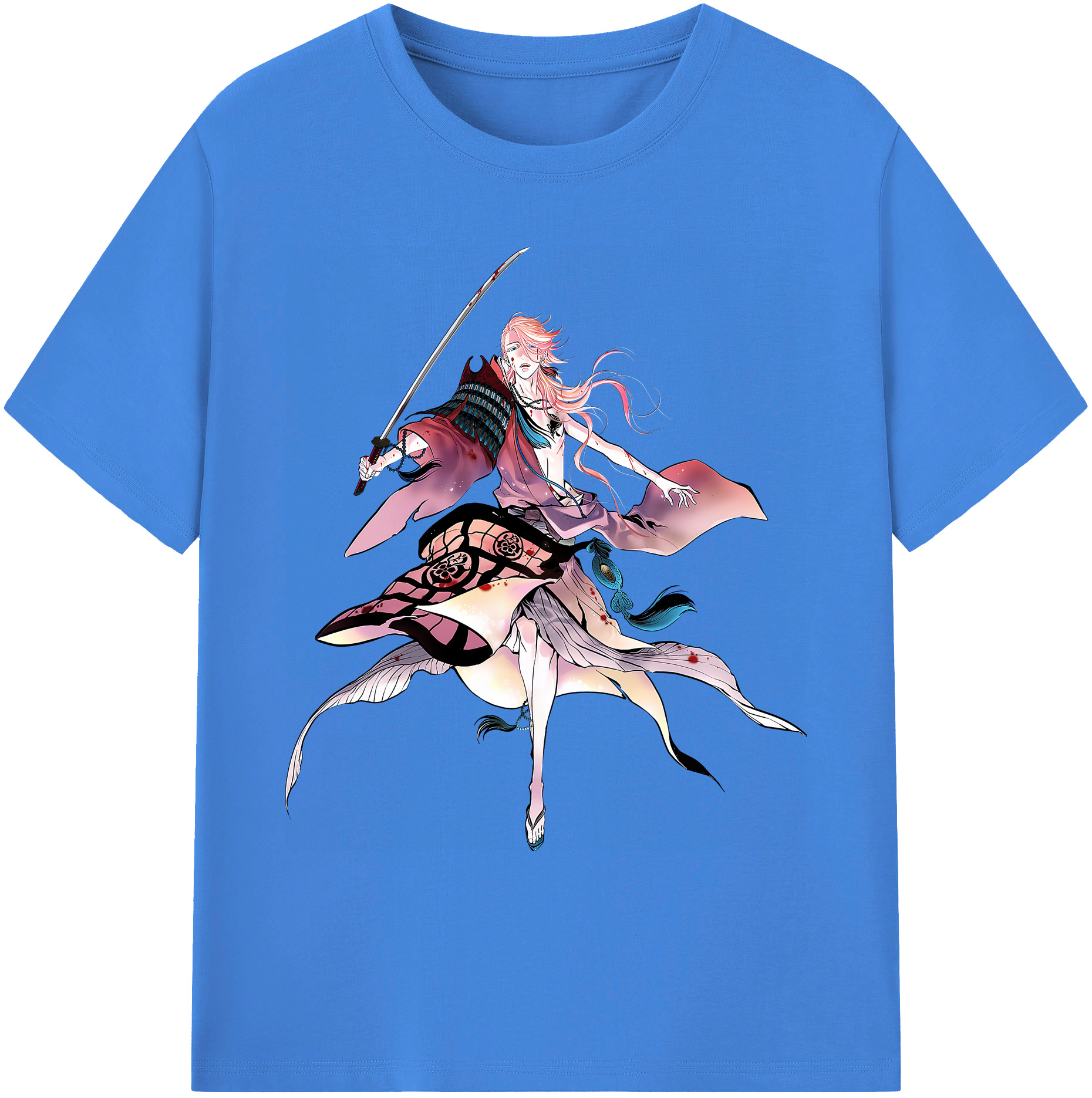 （画像用） 刀剣乱舞 Touken Ranbu 綿100％ メンズ半袖Tシャツ｜肌触りやわらか＆通気性