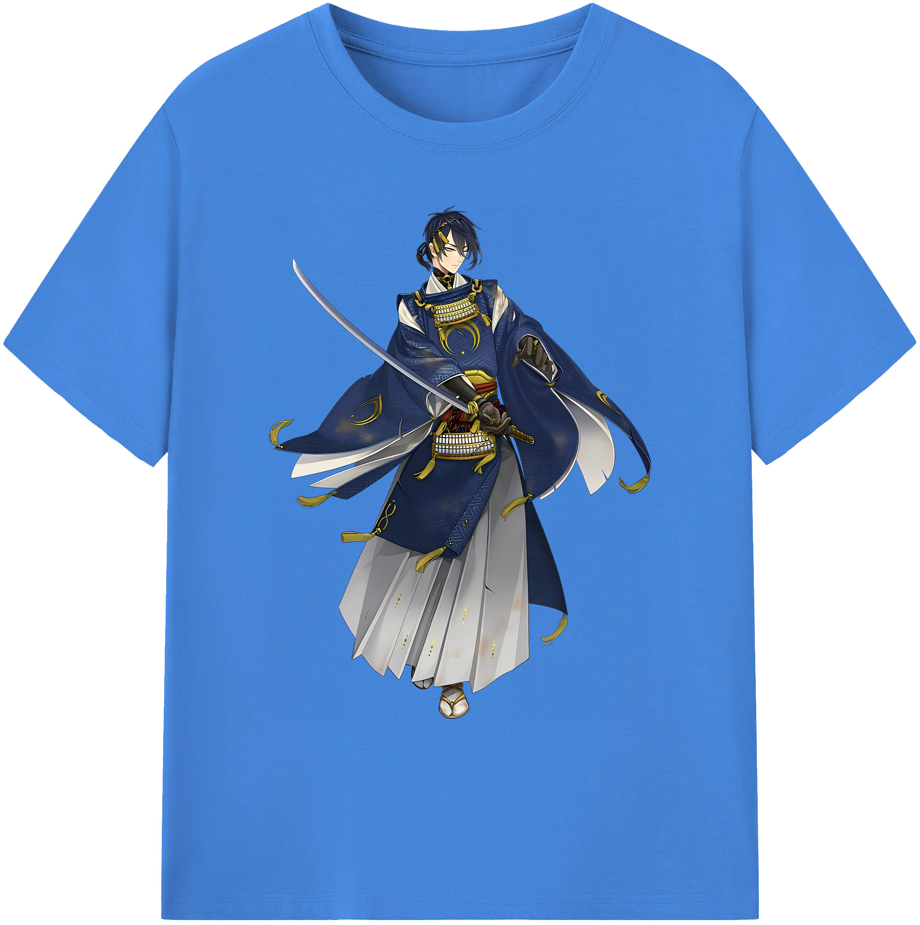 （画像用） 刀剣乱舞 Touken Ranbu 綿100％ メンズ半袖Tシャツ｜肌触りやわらか＆通気性