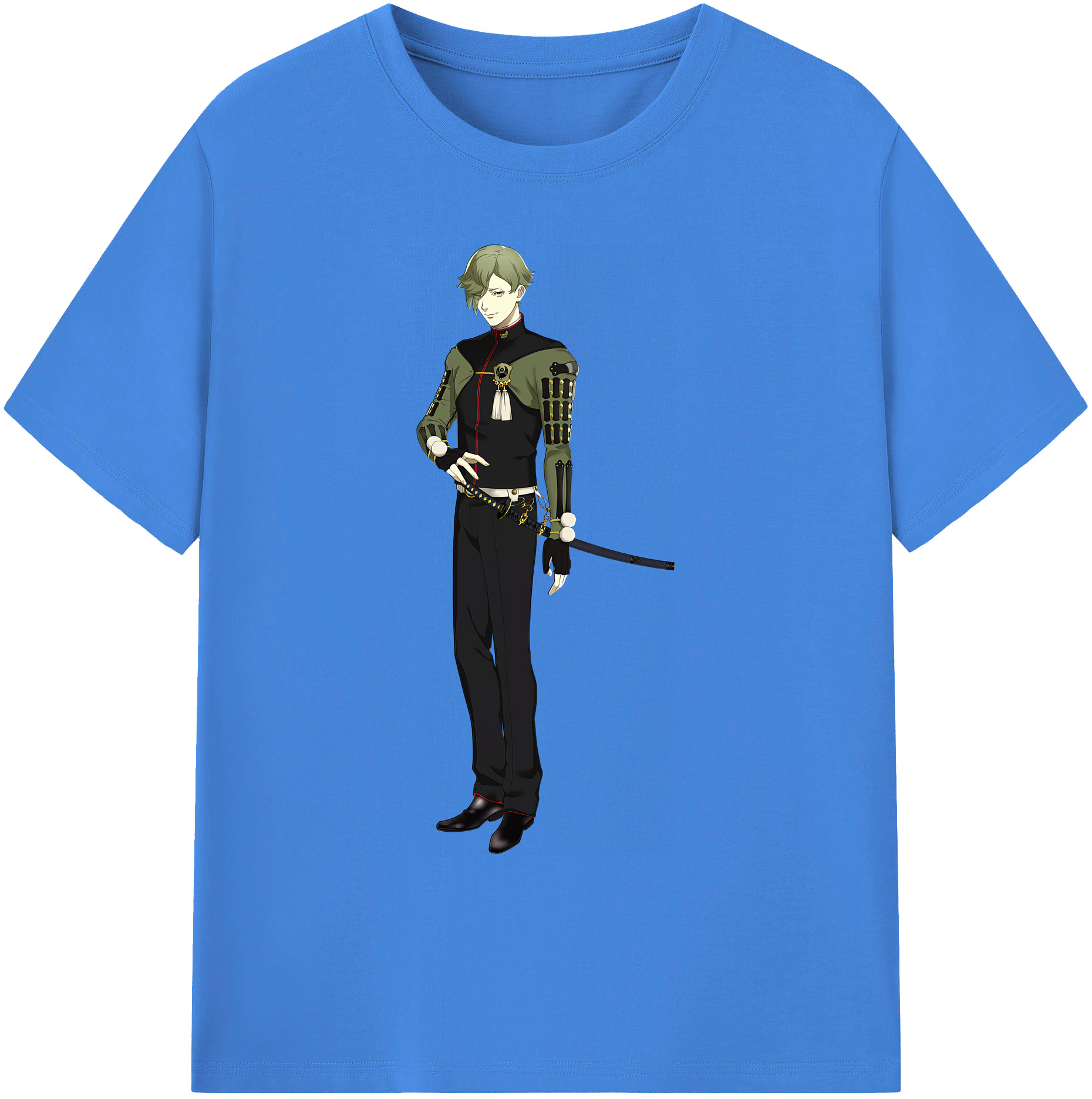 （画像用） 刀剣乱舞 Touken Ranbu 綿100％ メンズ半袖Tシャツ｜肌触りやわらか＆通気性