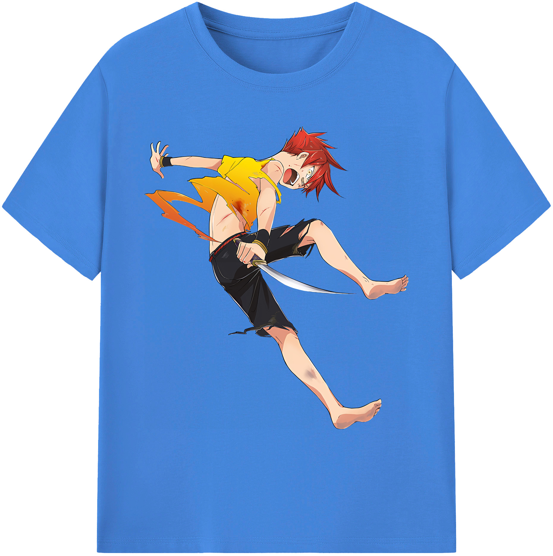 （画像用） 刀剣乱舞 Touken Ranbu 綿100％ メンズ半袖Tシャツ｜肌触りやわらか＆通気性