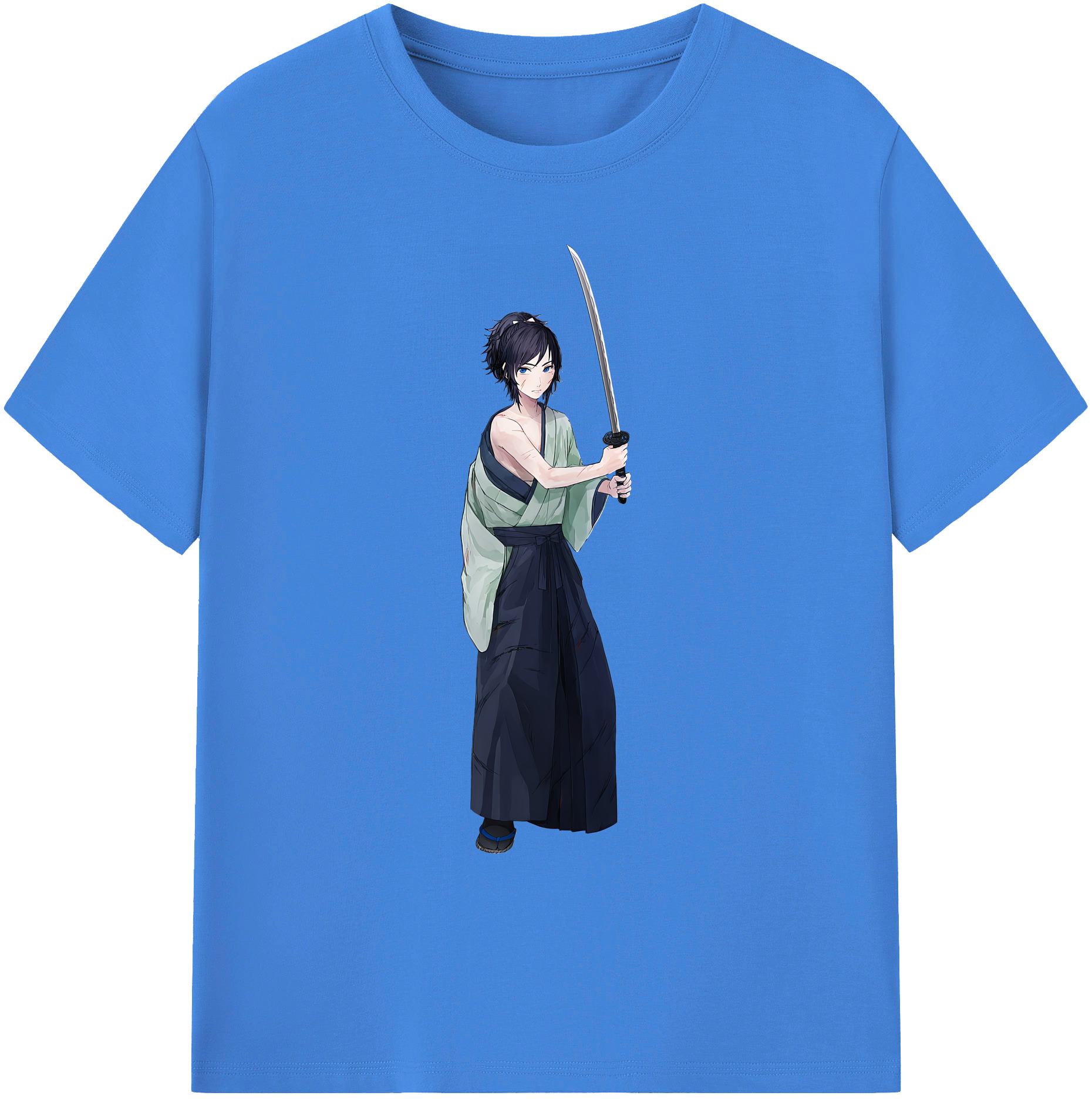 （画像用） 刀剣乱舞 Touken Ranbu 綿100％ メンズ半袖Tシャツ｜肌触りやわらか＆通気性