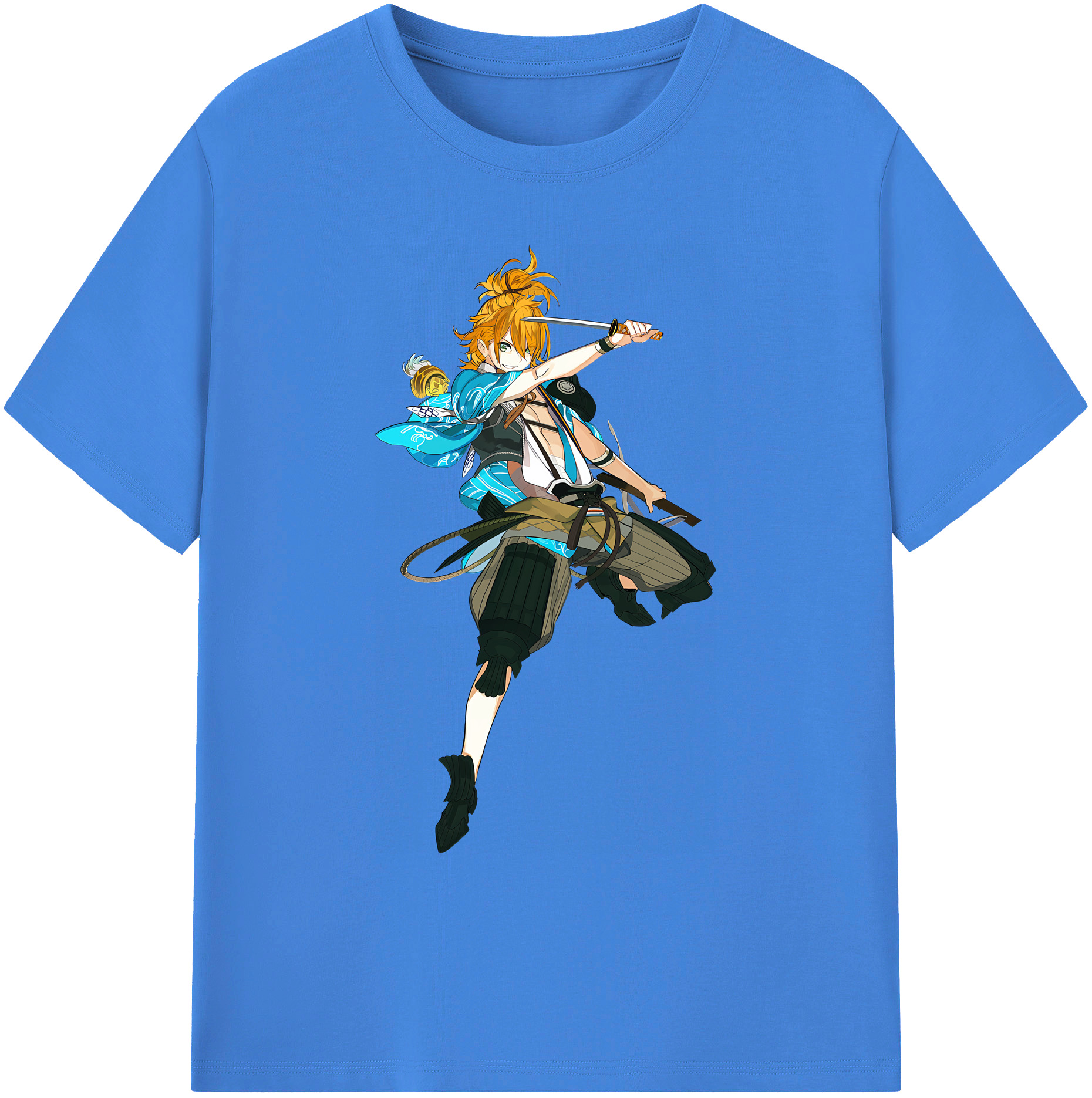 （画像用） 刀剣乱舞 Touken Ranbu 綿100％ メンズ半袖Tシャツ｜肌触りやわらか＆通気性